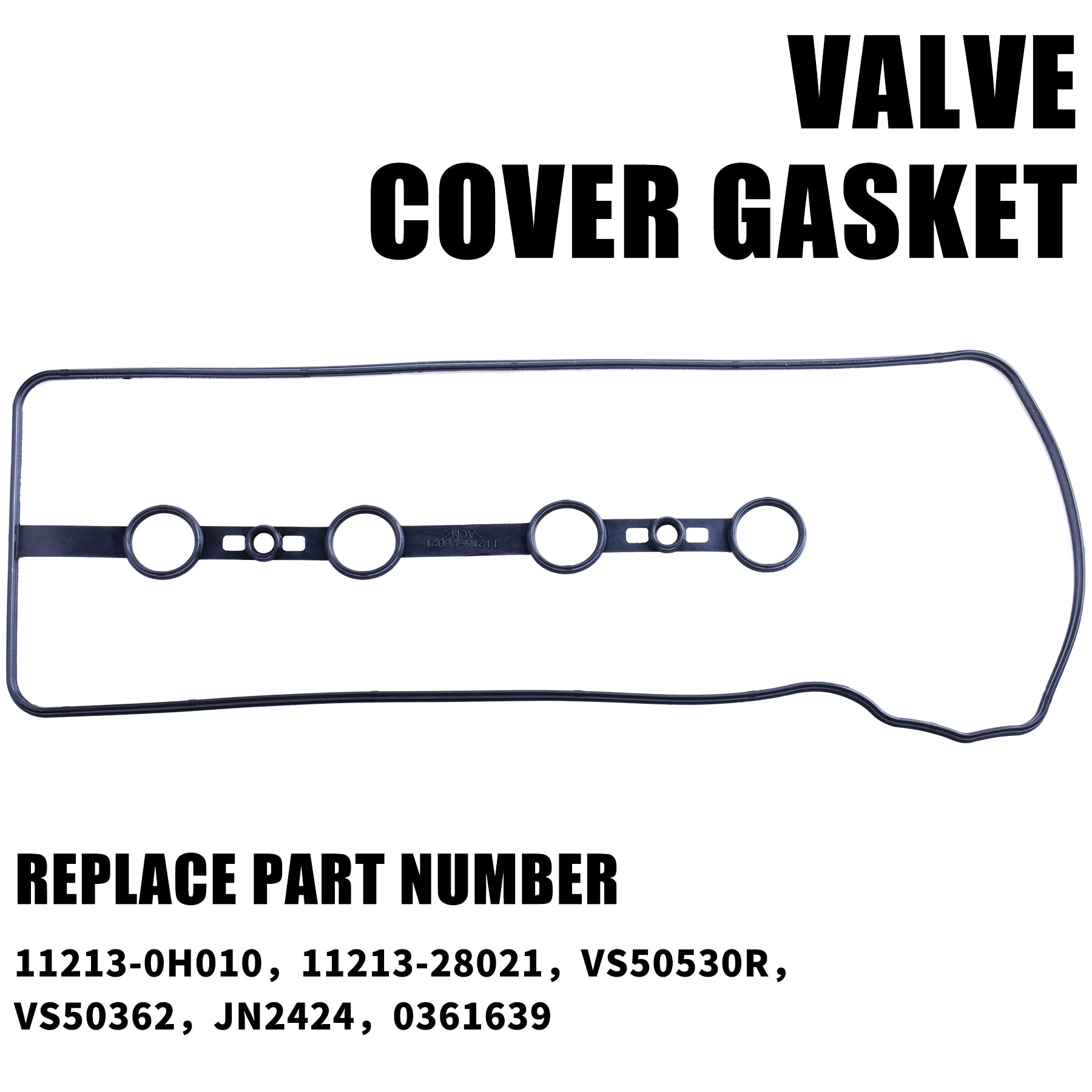 ORAEVY Valve Cover Gasket VS50530R Compatible with 2.4L Engine Toyota RAV4 Camry Corolla Solara Matrix Highlander 2AZ-FE Scion t