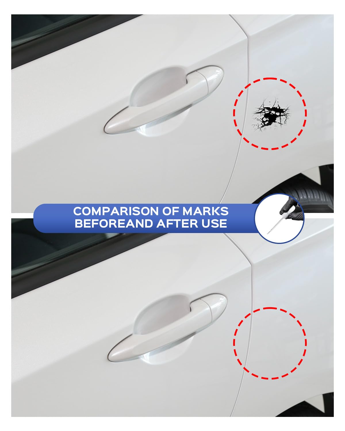 PARTS4EV Touch Up Paint for Chevrolet, 0.41 Fl Oz, Sharkskin/Sterling Gray Metallic (GXD/WA130H), Exact Match for Chips and Nicks