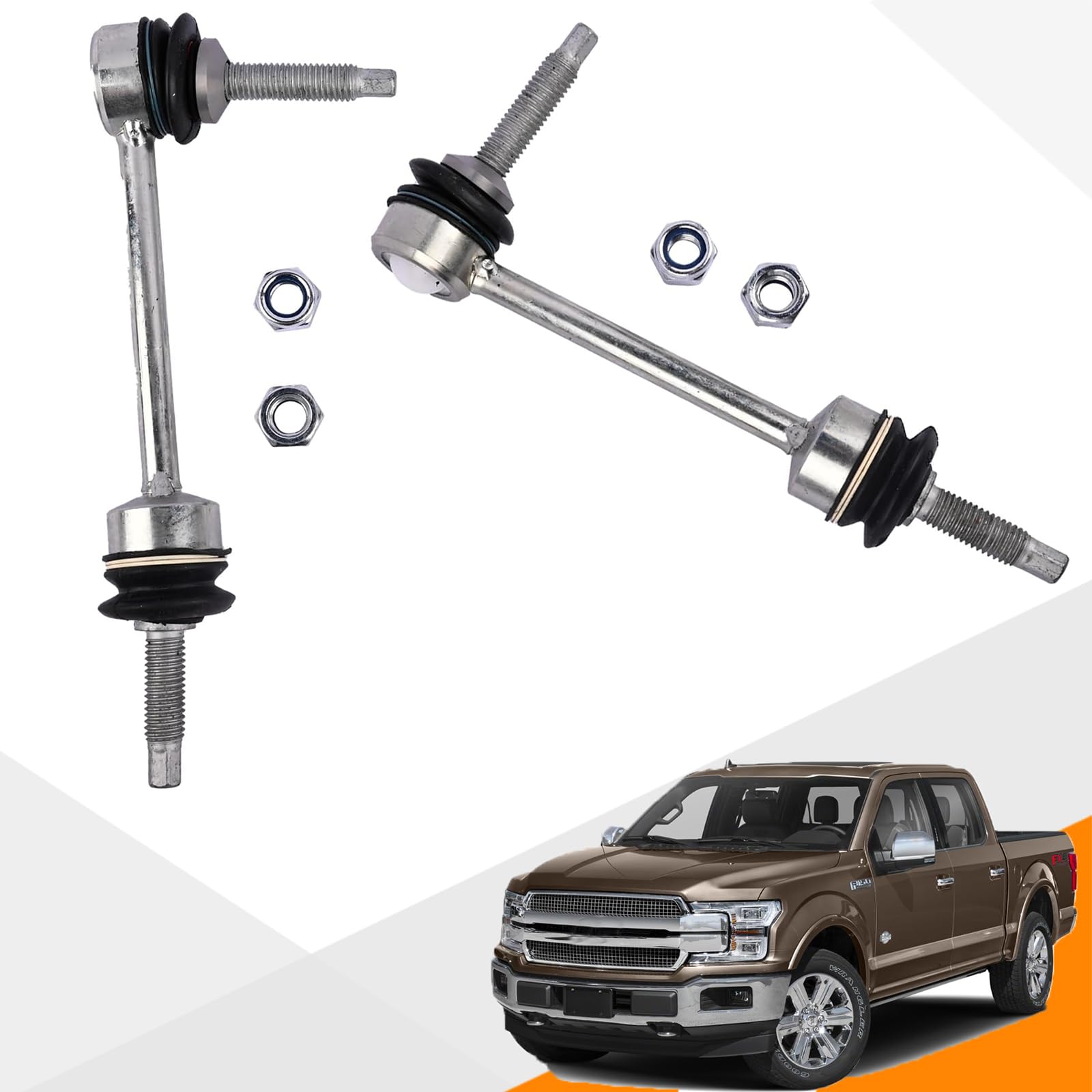 Xopiyao Hl3Z-5K483-B (2) Stabilizer Bar End Link Compatible With Ford F-150 2017-2020 Rh/Lh Side Raptor Stabilizer Link