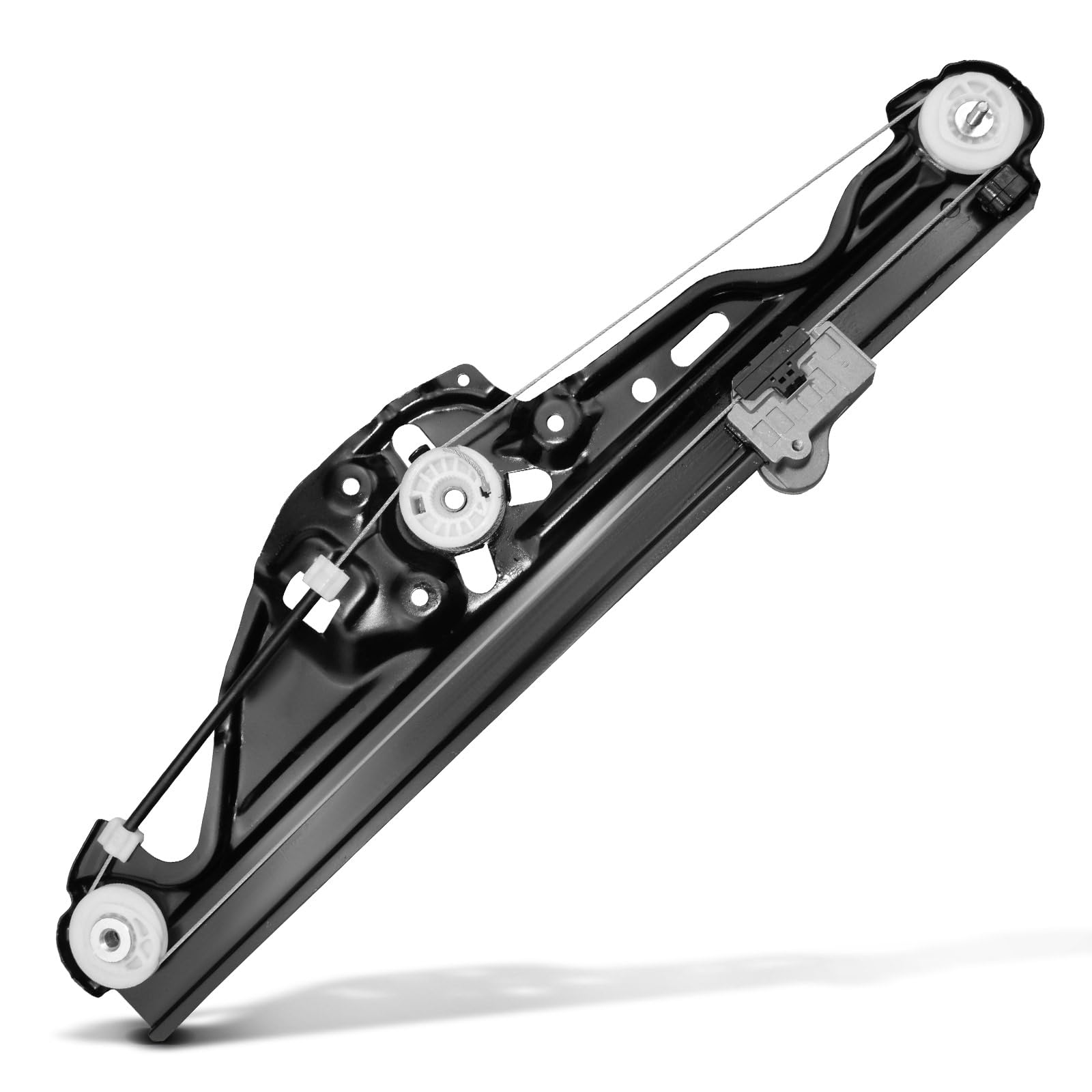 YHTAUTO Rear Passenger Side Power Window Regulator Without Motor for BMW E60 E61 Series 525i 530i 2004-2007, 550i M5 2006-2010,5