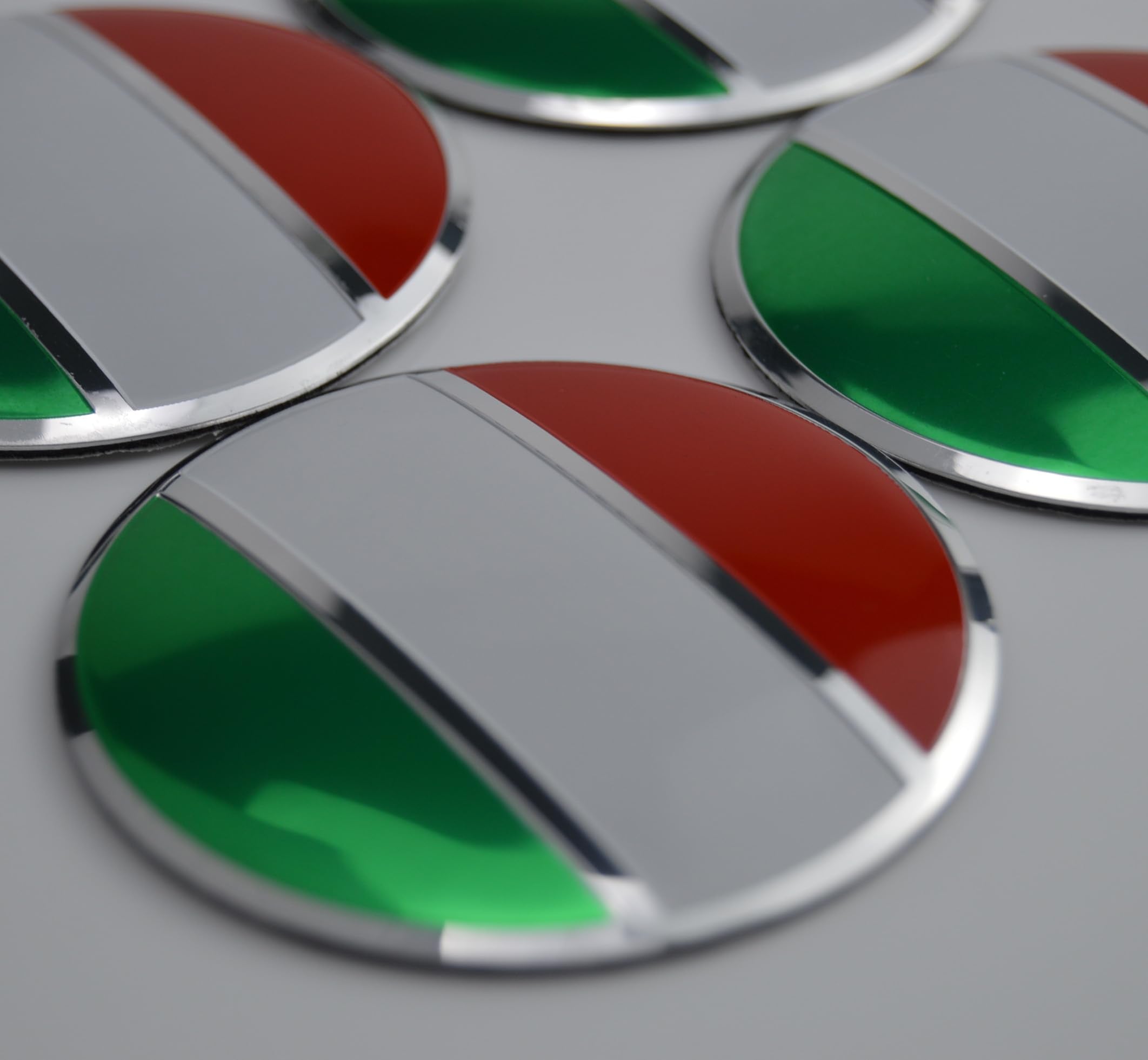 4X 56.5mm=2.24 inches German Flag Wheel Hub Center Cap Emblem for Hub Center Cap Porsche Mercedes Audi BMW VW Golf Opel Deutsch-