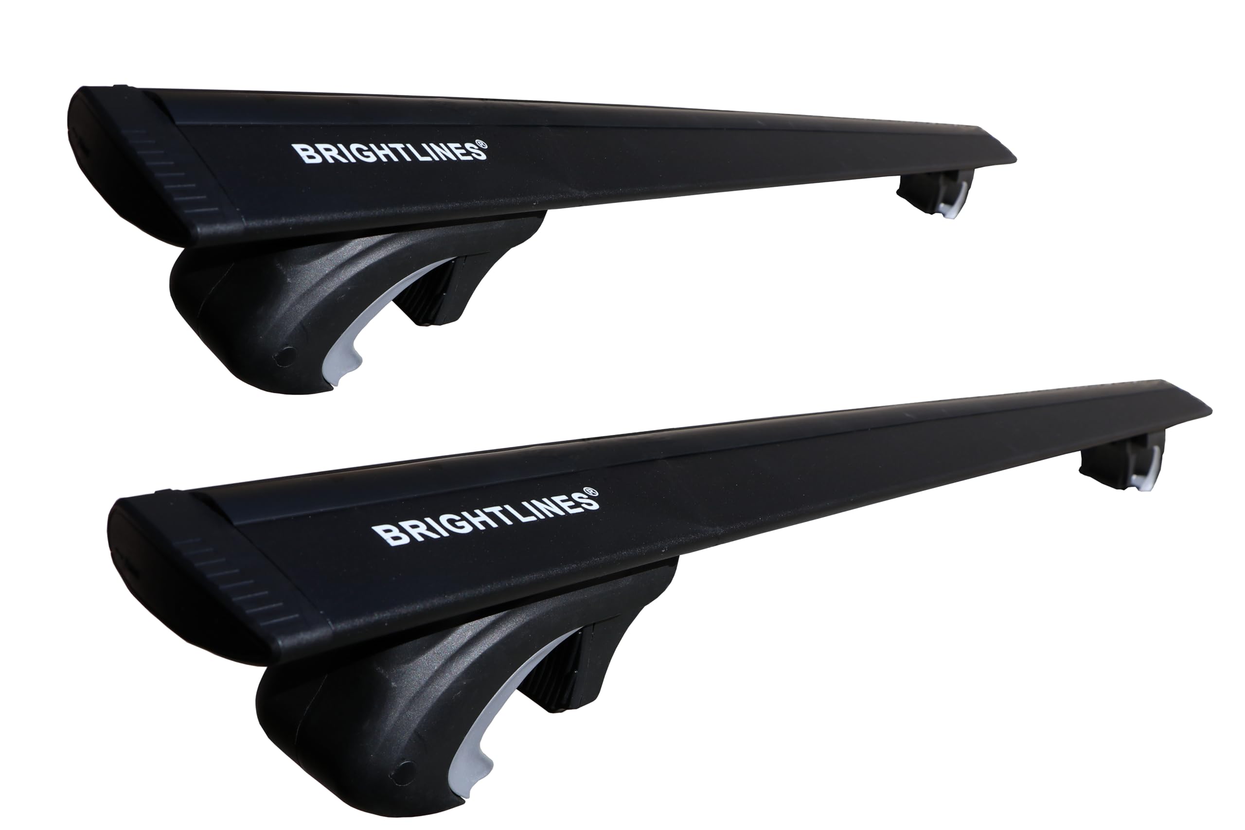 Brightlines Black Heavy Duty 220 Lbs Universal Crossbars Roof Racks Compatible With 2013-2025 Subaru Crosstrek & Crosstrek Wilde