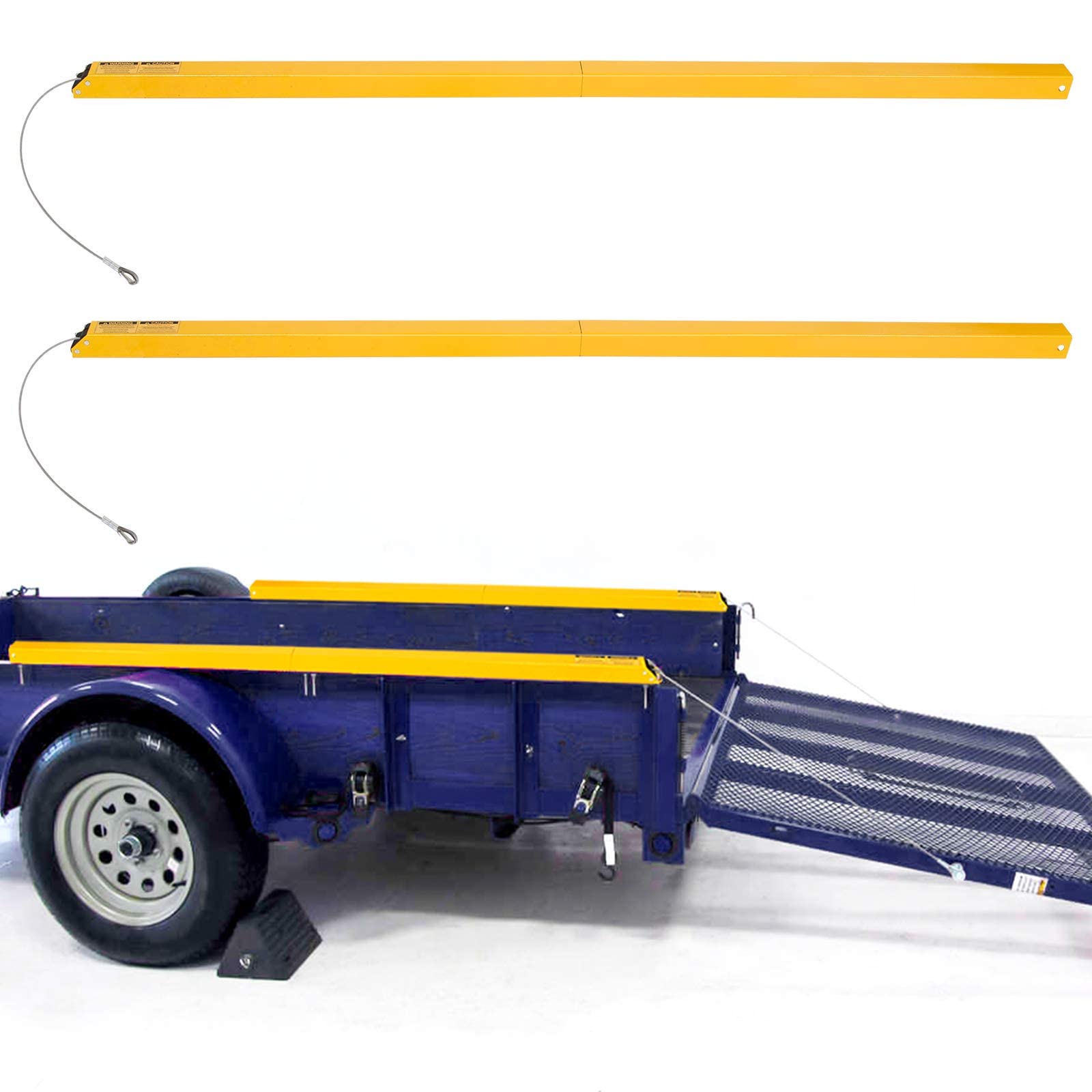 Ecotric 6 Pcs 2-Sided Assist System Compatible With Tailgate Utility Trailer Gate&Ramp, Trailer Tailgate Ramp Lift Assist System