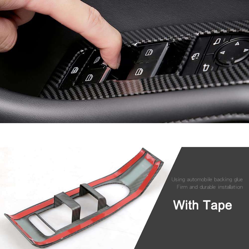 Aokio Compatible With 2020 2021 2022 2023 2024 2025 Mazda 3 Accessories Door Window Switch Panel Cover Door Lock Control Button Trim For Mazda Cx30 Accessories