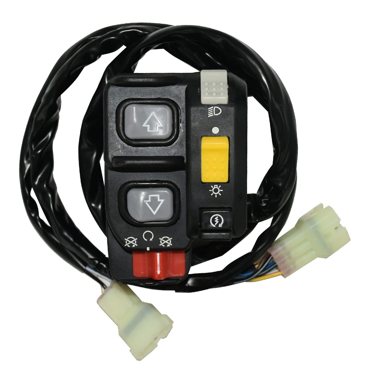 JDLLONG TRX 450 Left Handlebar Start Switch for Honda Foreman 450, Plastic, Onecolor, Model TRX450, 1998-2004
