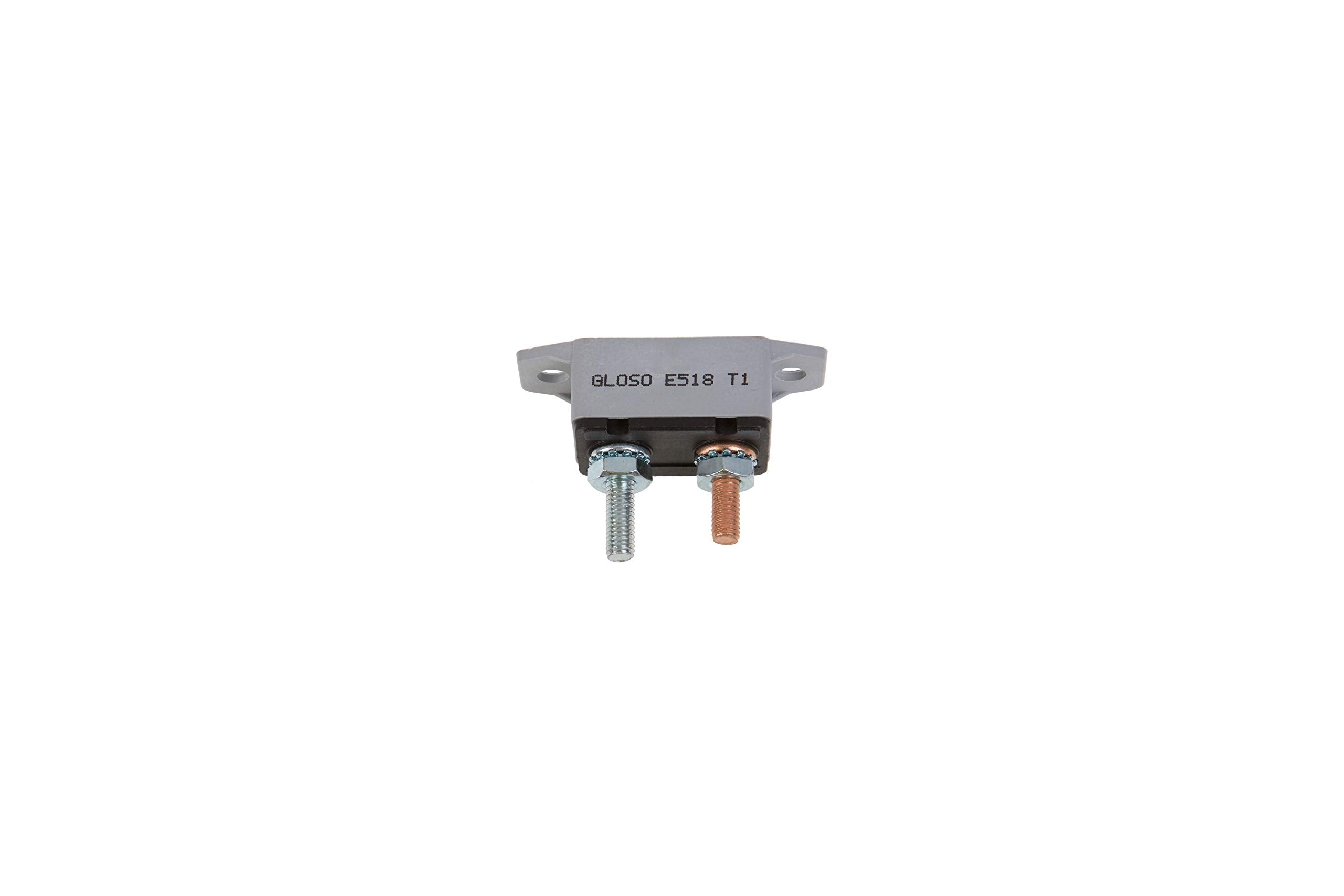 GLOSO E518 Stud Type Circuit Breakers, Lengthwise Bracket, Auto Reset (T1) - 1 Pack (25A)