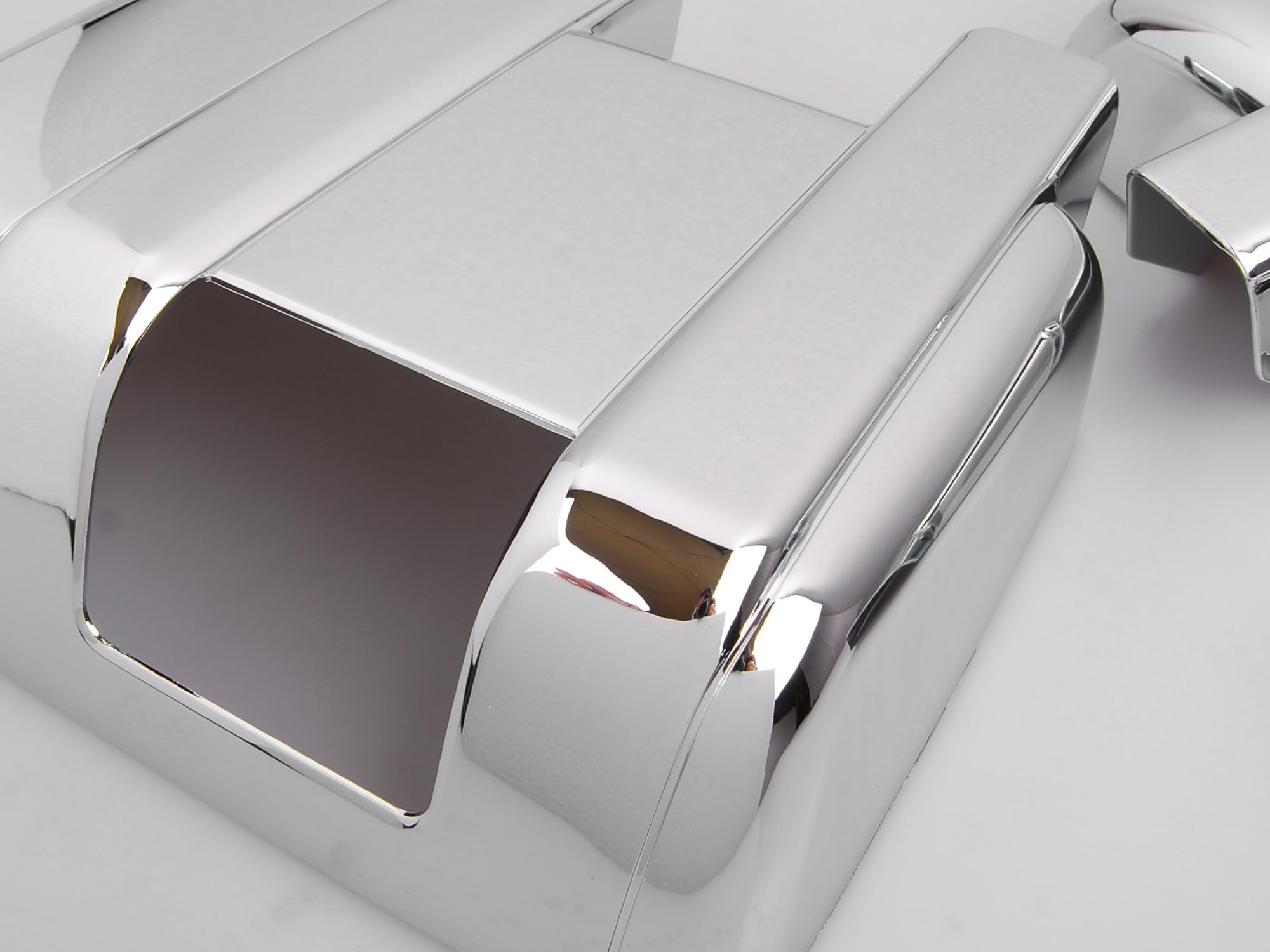 2Pcs Chrome Abs Side Door Full Mirror Covers For 08 09 10 11 12 13 14 15 16 Ford F250 F350 F450 Super Duty