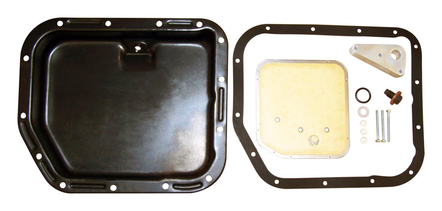Crown Automotive RT24001 Off-Road Deep Transmission Pan Kit - Black