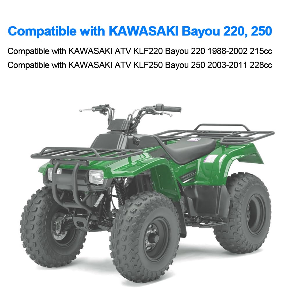 WATERWICH Starter Compatible with Kawasaki Bayou 220 250 KLF220 KLF250 1988-2011 Replaces SMU0052,21163-1130, 21163-1266, 21163-