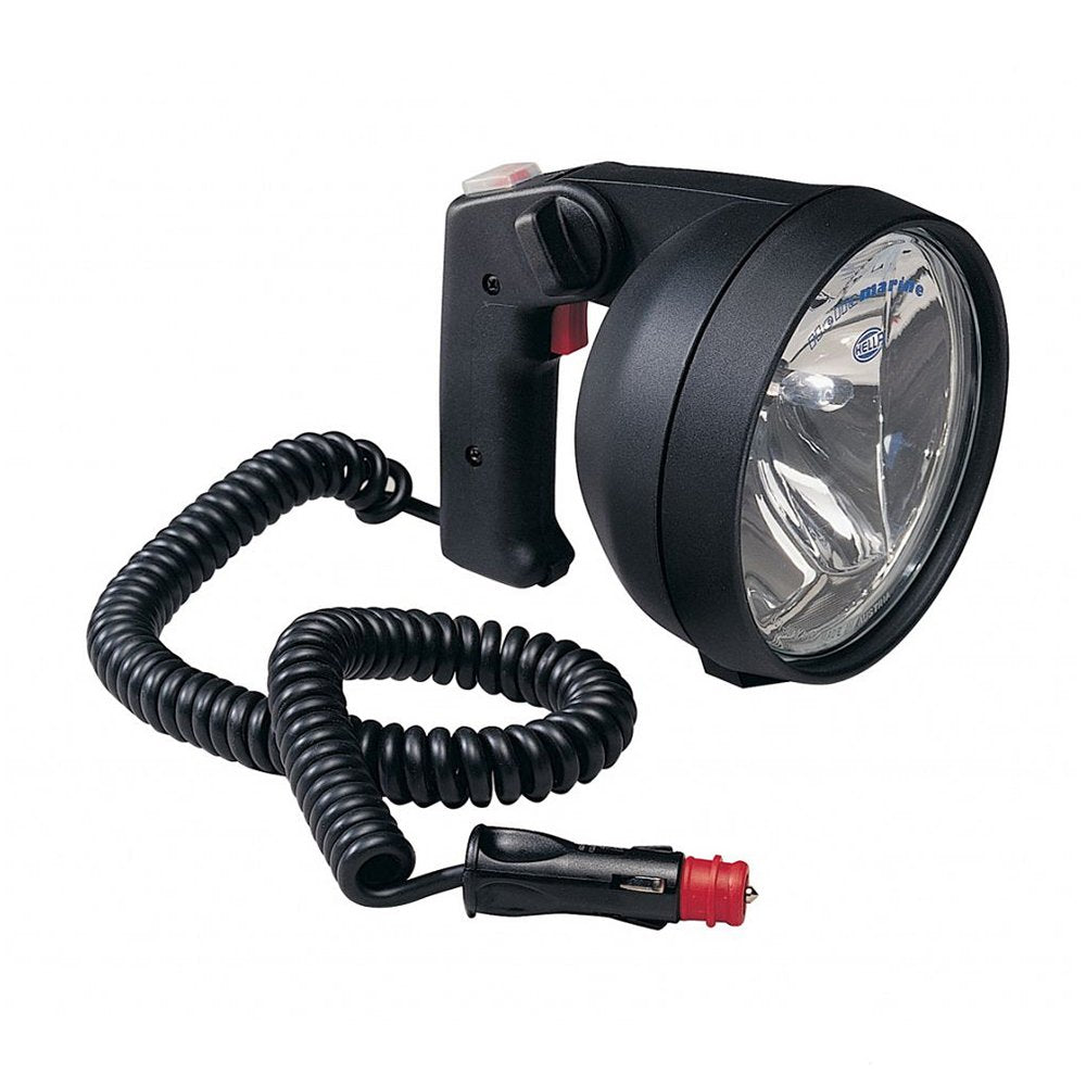 Hella 8502 Series 12V DC Twin Beam Hand Held Search Light, Aluminum Housing, Model 998502001