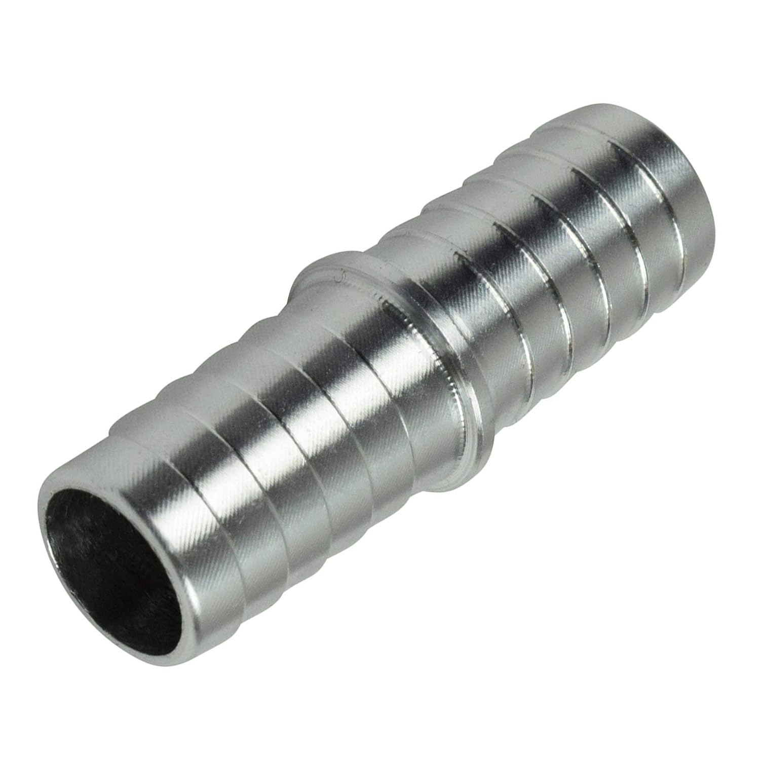 Ict Billet 5/8'' To 5/8'' Inch Hose Barb Splice Coupler Repair Fitting Adapter Connector Radiator Coolant Intercooler Heat Excha