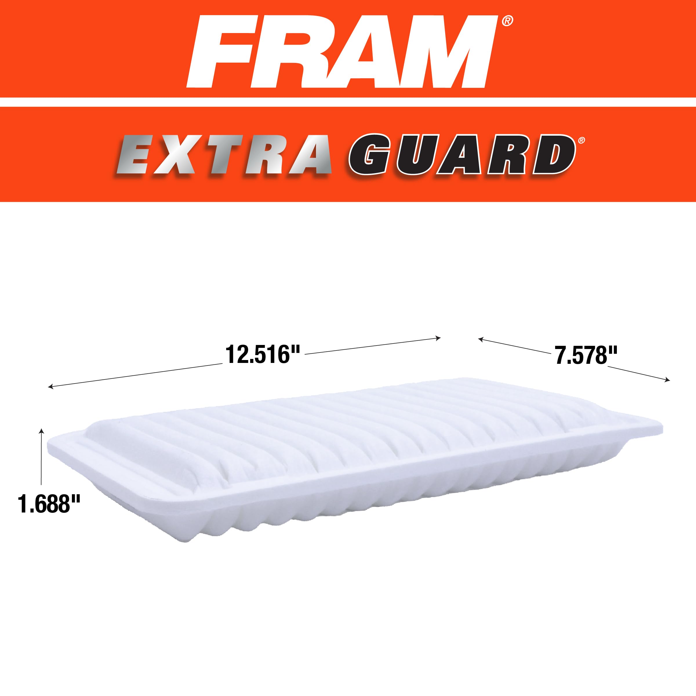 Fram Extra Guard Air Filter, Ca9360 For Select Lexus And Toyota Vehicles