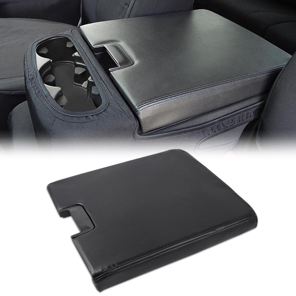 Pit66 Center Console Lid Armrest Cover, Compatible With 2008-2014 Chevy Silverado Gmc Sierra/ 07-13 Tahoe Avalanche Yukon(Xl), B