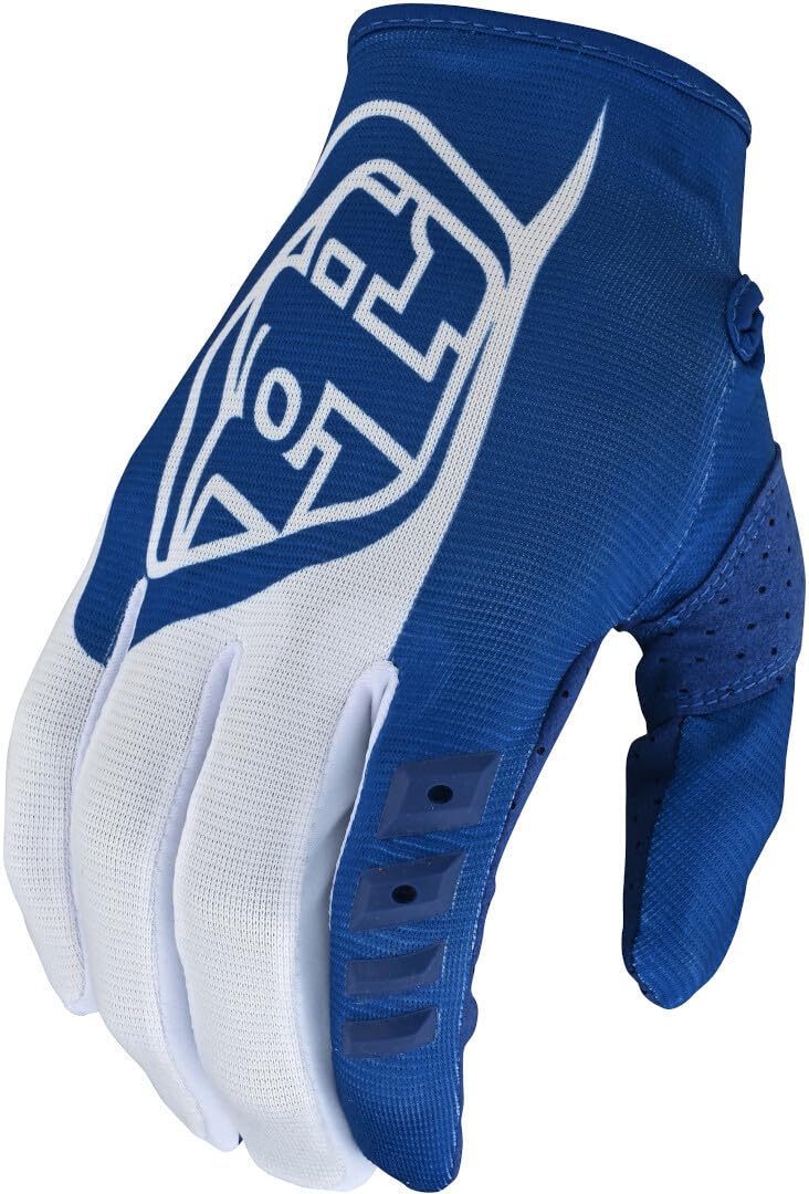 Troy Lee Designs Motocross Motorcycle Dirt Bike Racing Mountain Bicycle Riding Gloves, Youth Girls & Boys Gp Glove (Blue, Medium