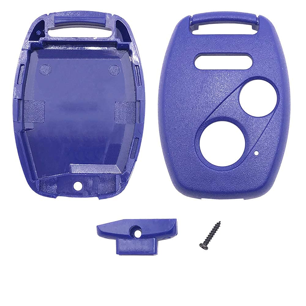 Horande 2+1 Buttons Replacement Key Fob Cover Case Fits For 2003-2013 Honda Accord Civic Crv Pilot Ridgeline Odyssey Fit Keyless