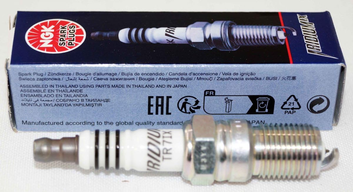 NGK Iridium IX Spark Plugs TR7IX #3690 - 8 Pack High Performance Engine Ignition for Optimal Power and Efficiency
