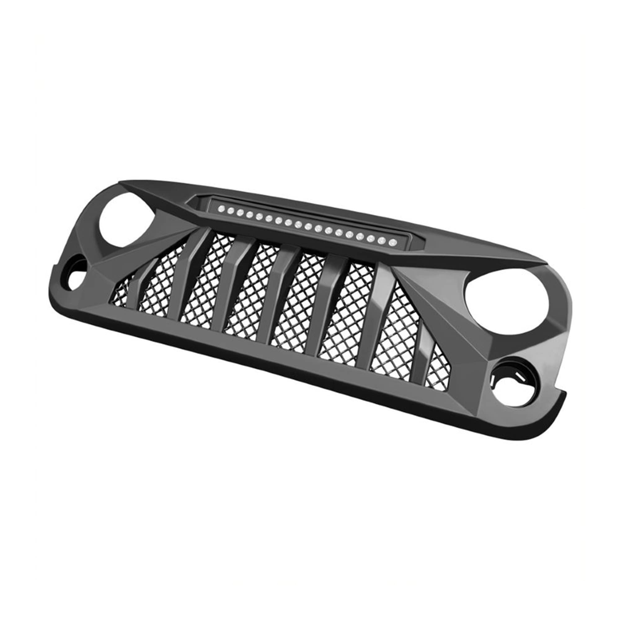 American Modified Gladiator Vader Easy Installation Front Grille Cover For 2007-2018 Jeep Wrangler, Jk/Jku, Rubicon, & Sahara Sp