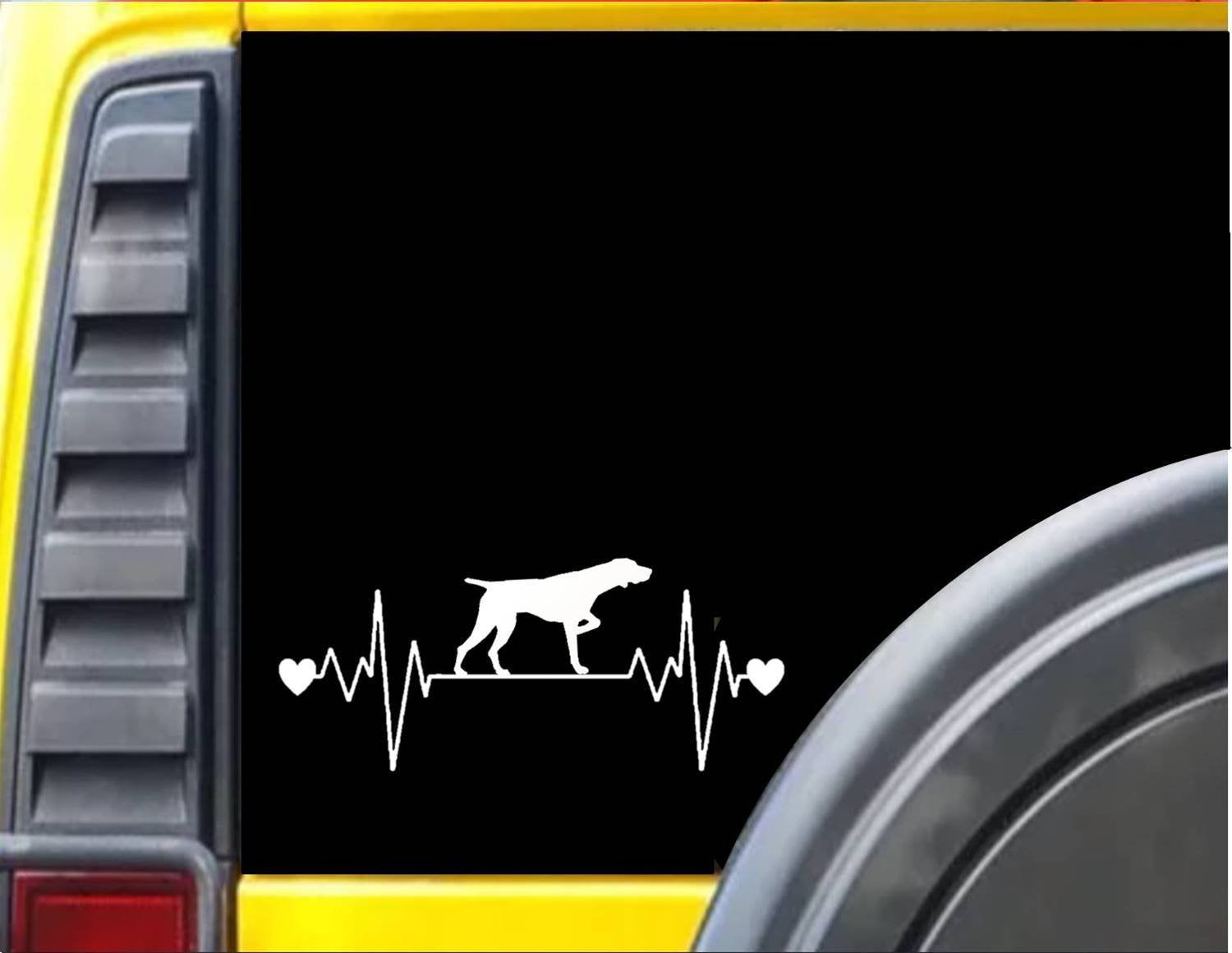 EZ-STIK German Shorthaired Pointer LifelineJ351 8.5 inch Wide Dog Decal Sticker