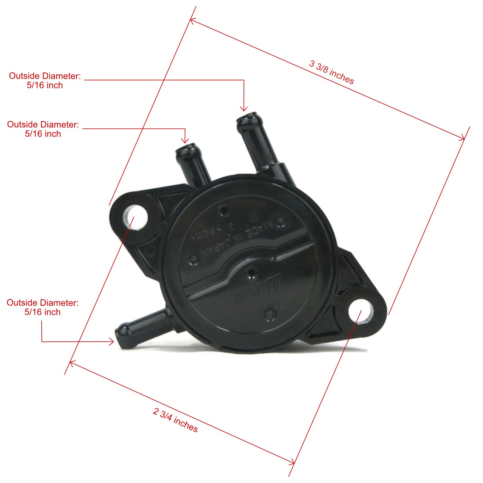 Rosotion (Ship from USA) OEM Briggs&Stratton, Mikuni Fuel Pump - 808492, 808656, 491922 /Item NO#8Y-IFW81854177767