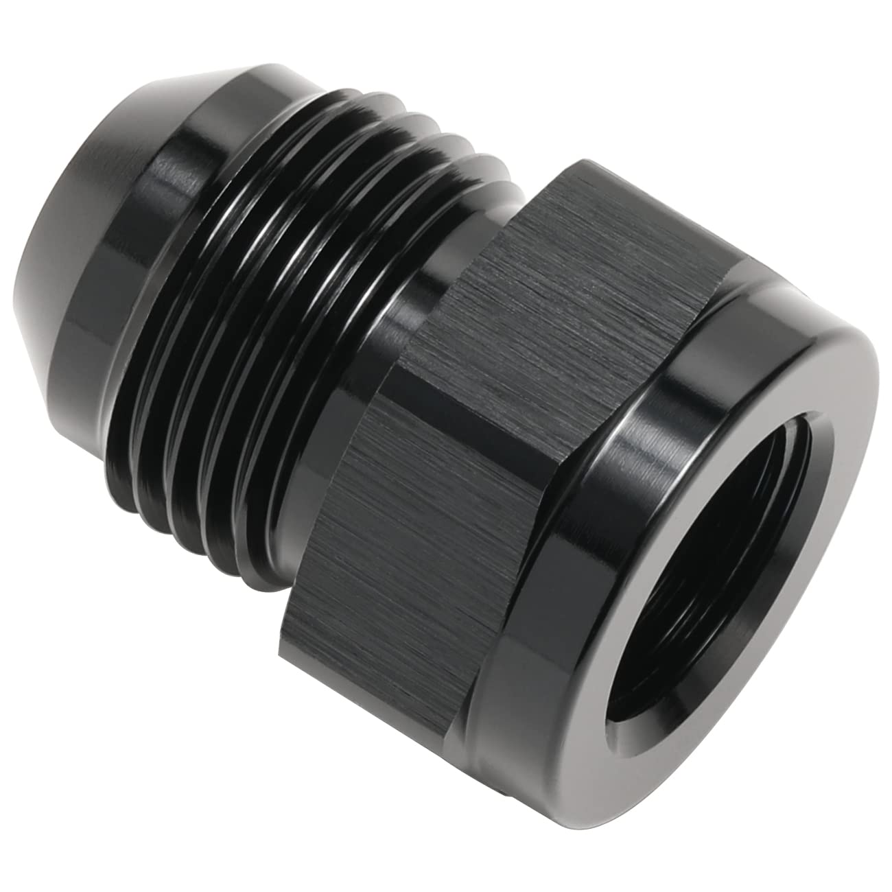 Podavelle 6An Female To 8An Male Flare Expander Fitting Adapter Aluminum Black