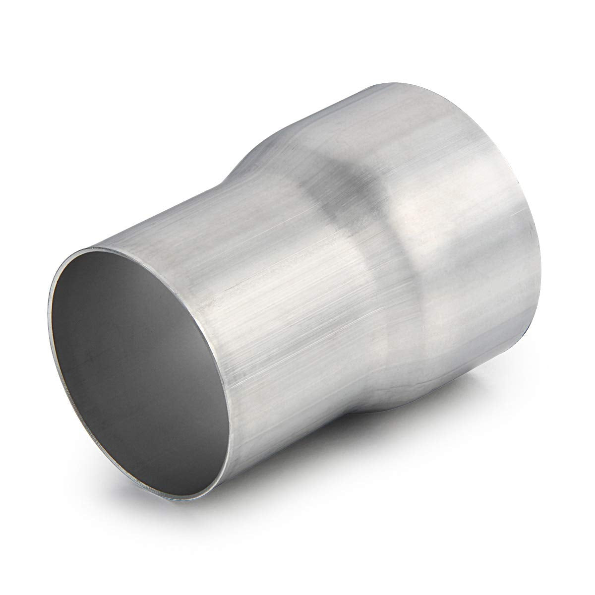 A-Karck Exhaust Adapter Connector 2.25 Id To 3 Od, Exhaust Pipe Reducer 4 Overall Length 304 Stainless Steel