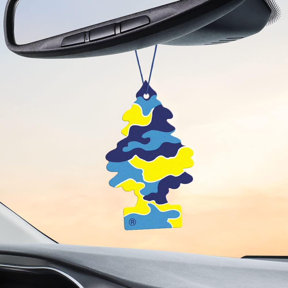 LITTLE TREES Car Air Freshener - Piña Colada, 24 Pack, Long Lasting Hanging Fresheners, Model U6P-60967-AMA