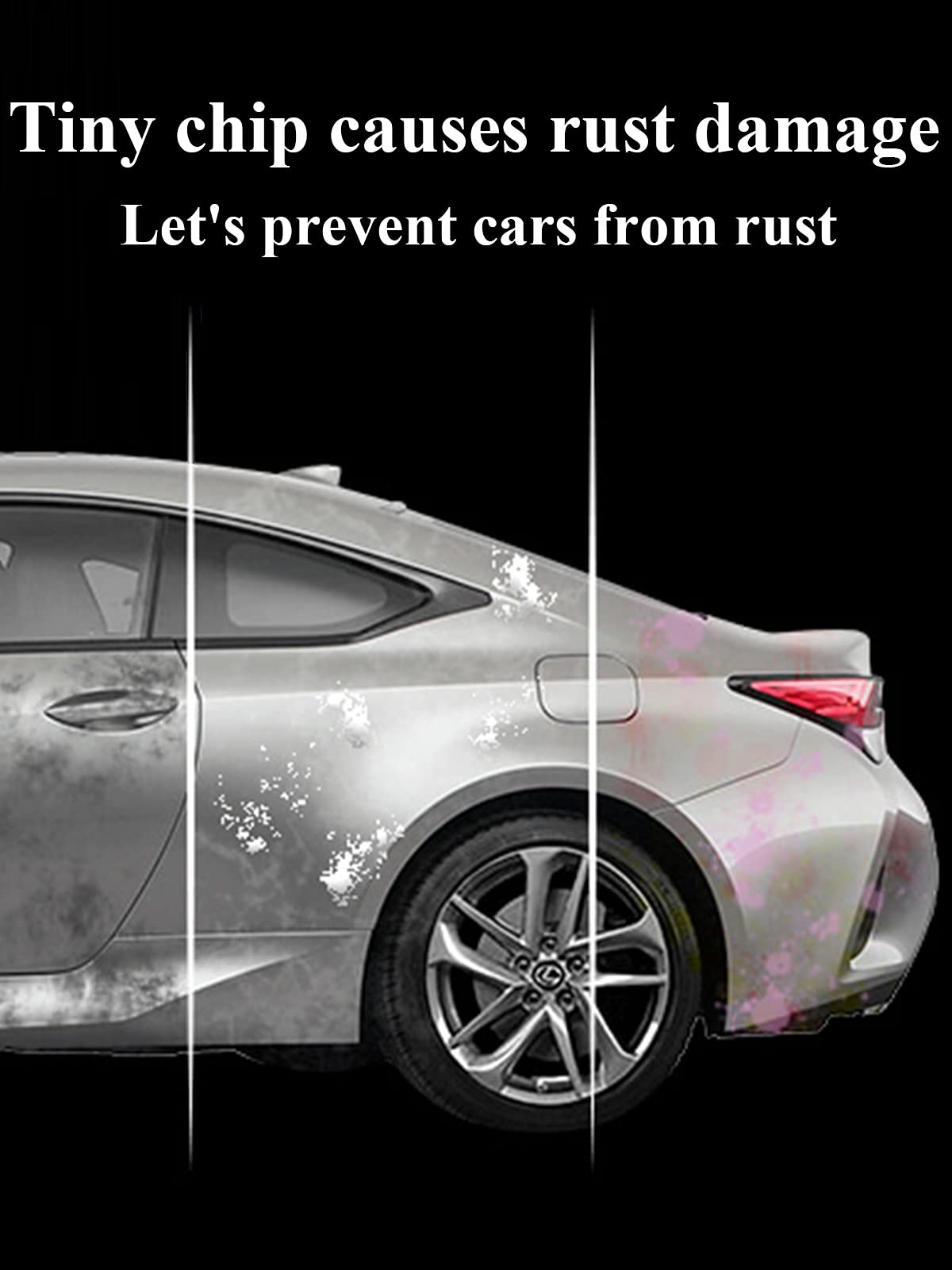 Syoauto Brilliant Silver K23 Touch Up Paint Fit For Nissan Auto Touch Up Paint Scratch Repair Automotive Paint Scratch Remover 2