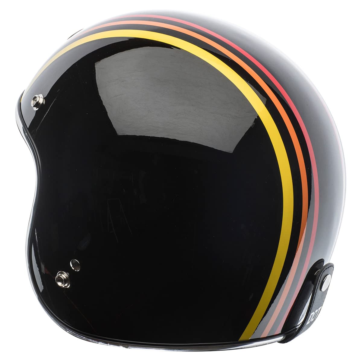 Torc T5005Se24 Unisex-Adult Cruiser-Motorcycles T50 Route 66 Open Face Helmet Graphic, Large (Gloss Black 1978
