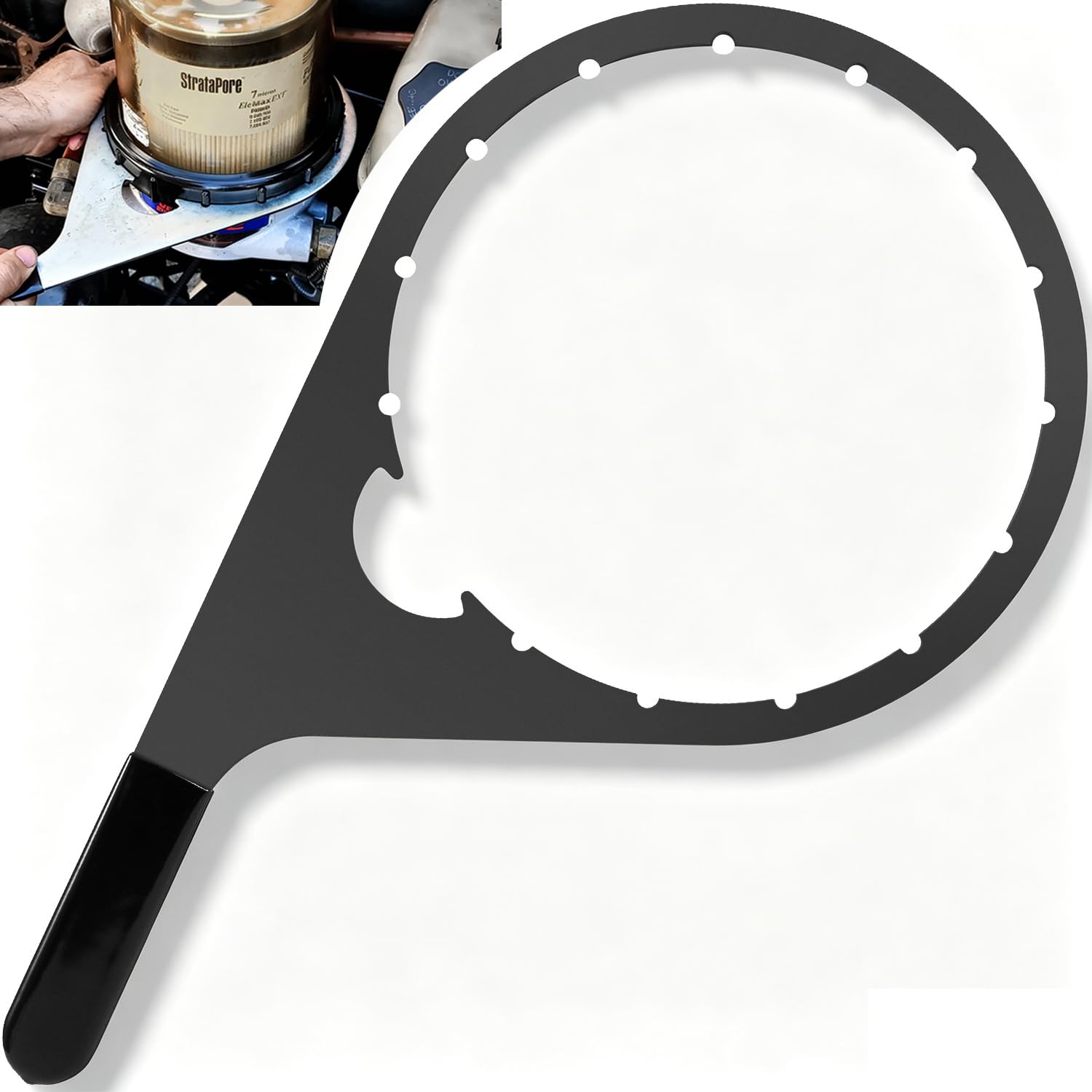 Camoo 8 482017 Fuel Filter Collar and Vent Cap Wrench Compatible with Davco Fuel Pro 482, 483, 485, 487, 488, 782 and Shop Pro F