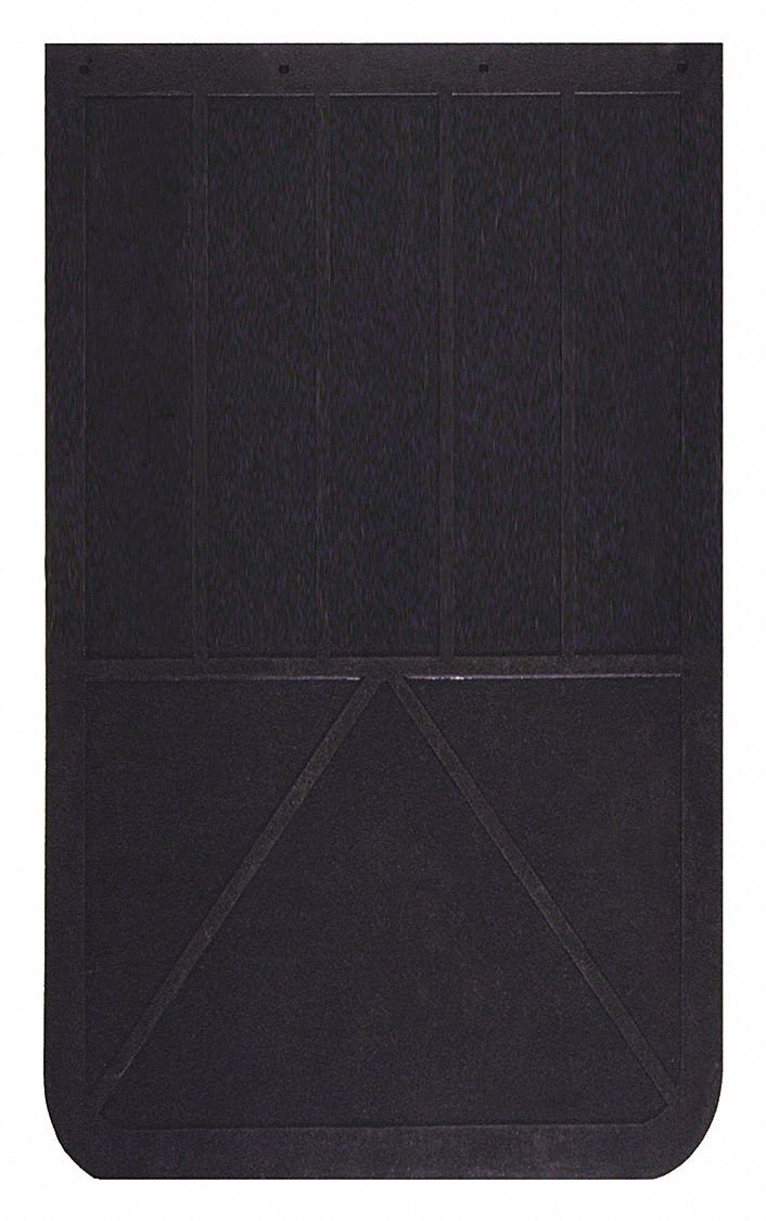 Buyers Products Heavy-Duty Rubber Semi-Truck Mud Flaps - Pair, 24In.W X 30In.L, Model Number B30Lp