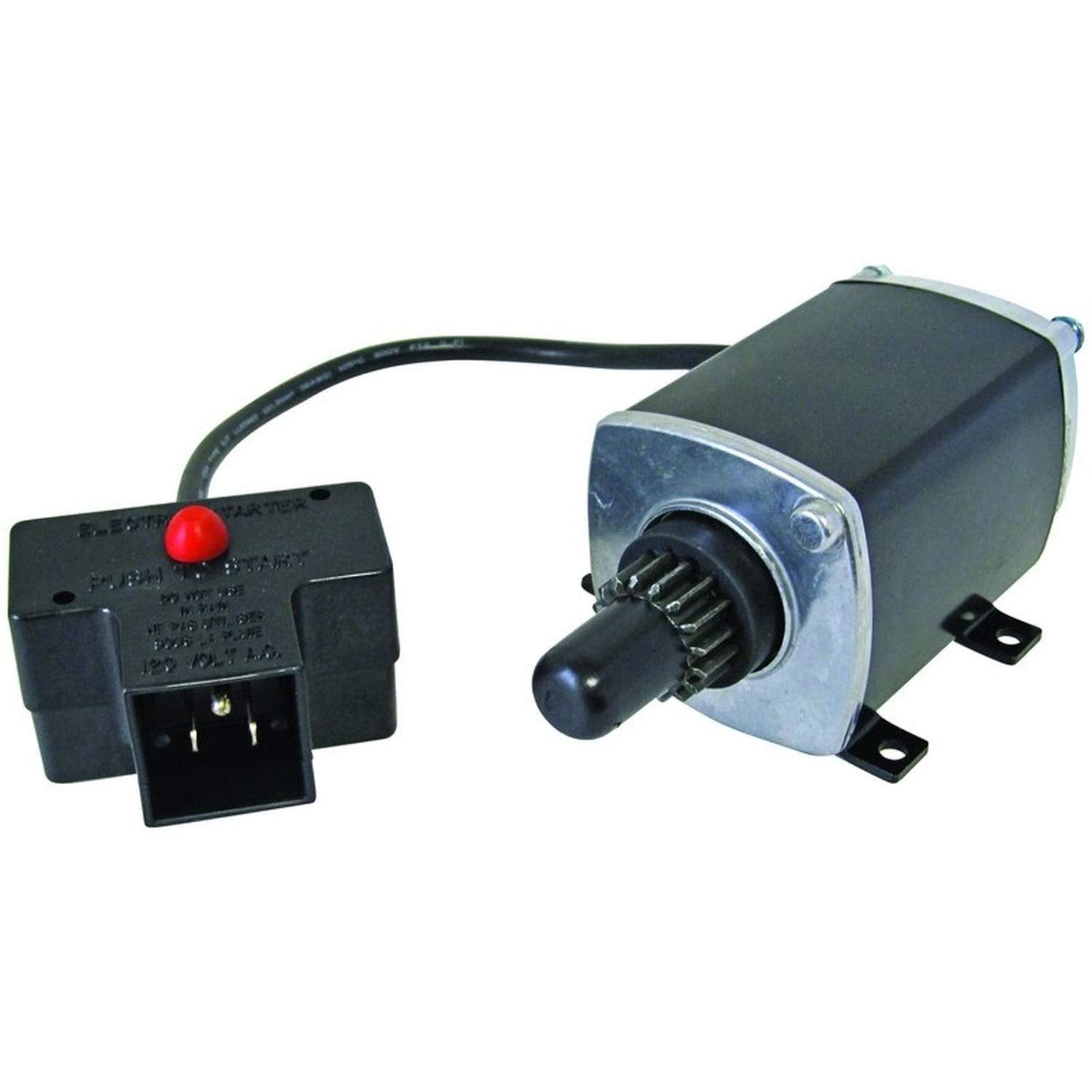 New 120V Electric Starter Compatible With Tecumseh Engine Hmsk Lh Oh Ohm110 Ohsk Ccw 33329E, Hhm80-190012, 190013C, 190014C, 333