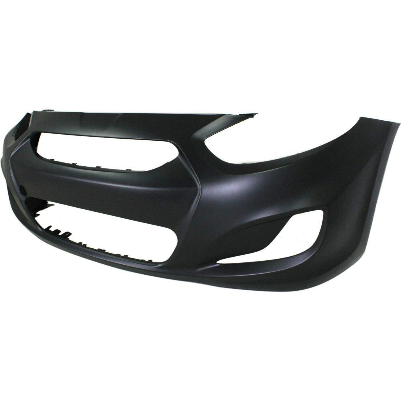 FitParts Compatible with Front Bumper Cover Fascia 2012-2014 Hyundai Accent GL GLS GS L SE Sedan Hatchback. New Primed Without S