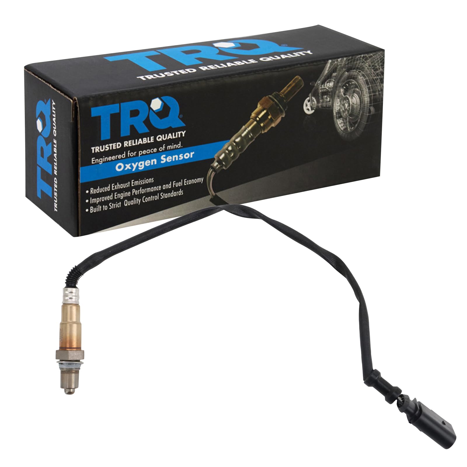Trq O2 Oxygen Sensor Compatible With 2003-2004 Bentley Arnage 1999-2010 Volkswagen Beetle 1999-2006 Golf 1999-2005 Jetta