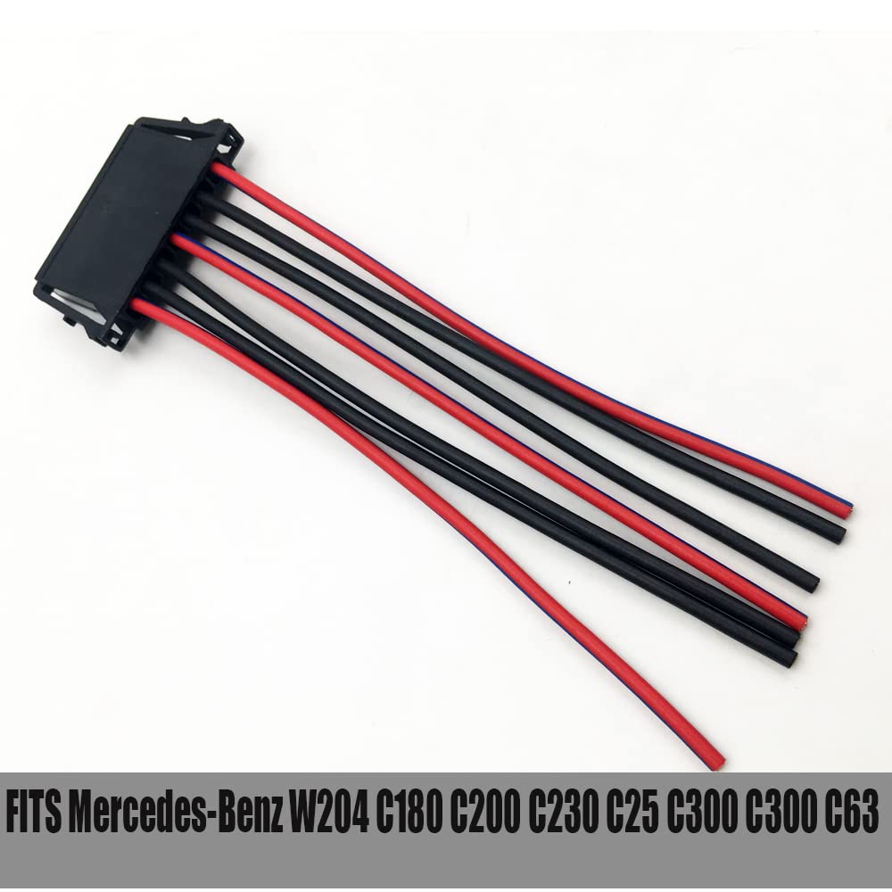 LIZAPUS Harness Clip Tail Light Wire Plug Pigtail for Mercedes W204 W211 C200 C23, PVC Material