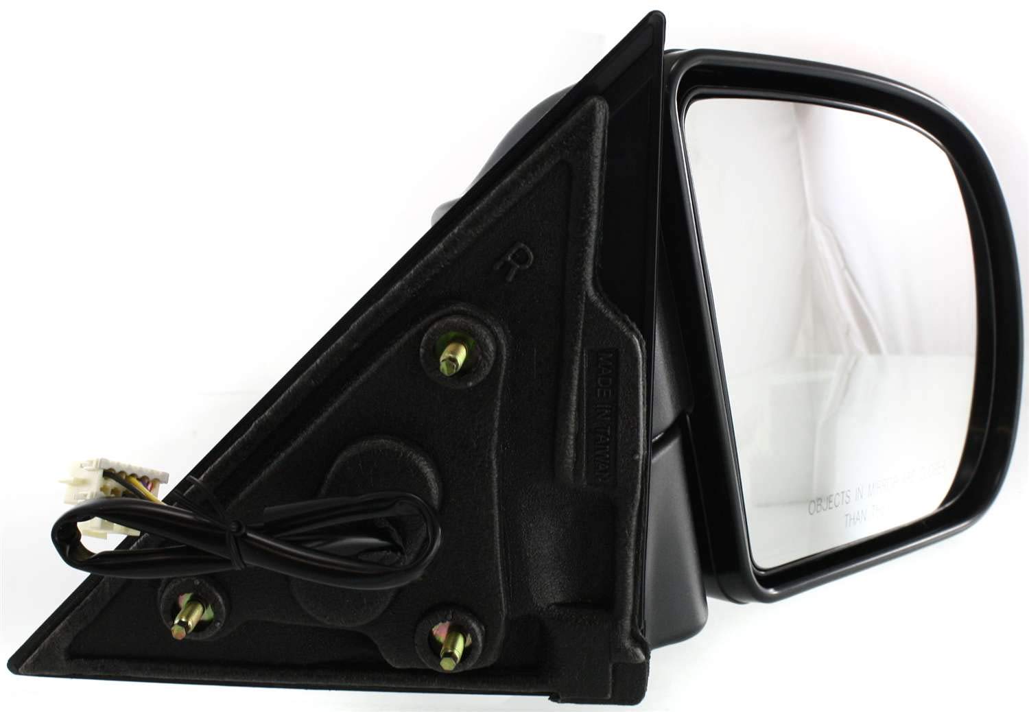 Kool Vue Right Power Heated Door Mirror Compatible With Chevrolet S10 1999-2004 Textured Crew Cab, Extended Cab, Standard Cab, 2Nd Design