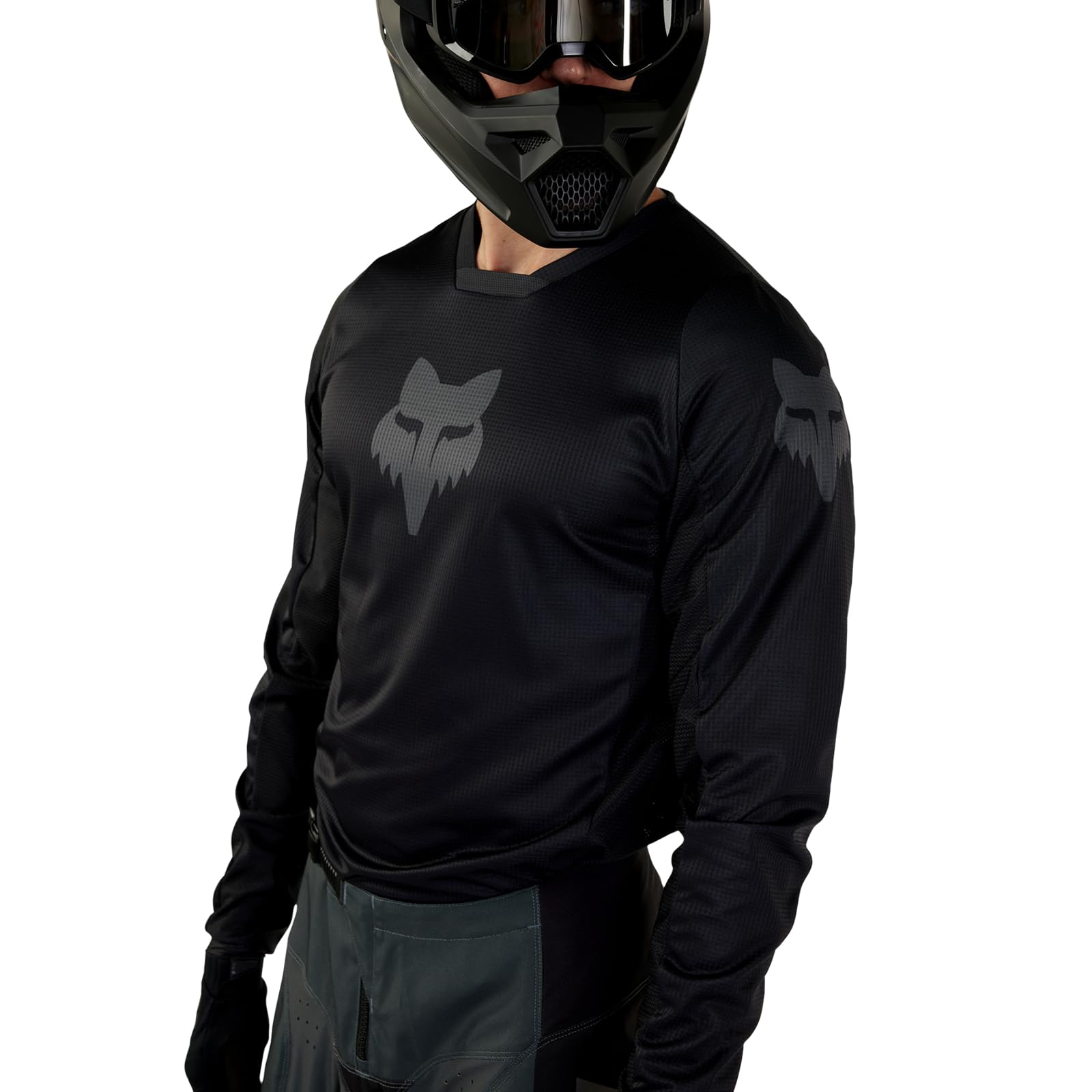Fox Racing 180 Blackout Motocross Jersey, Black, Medium