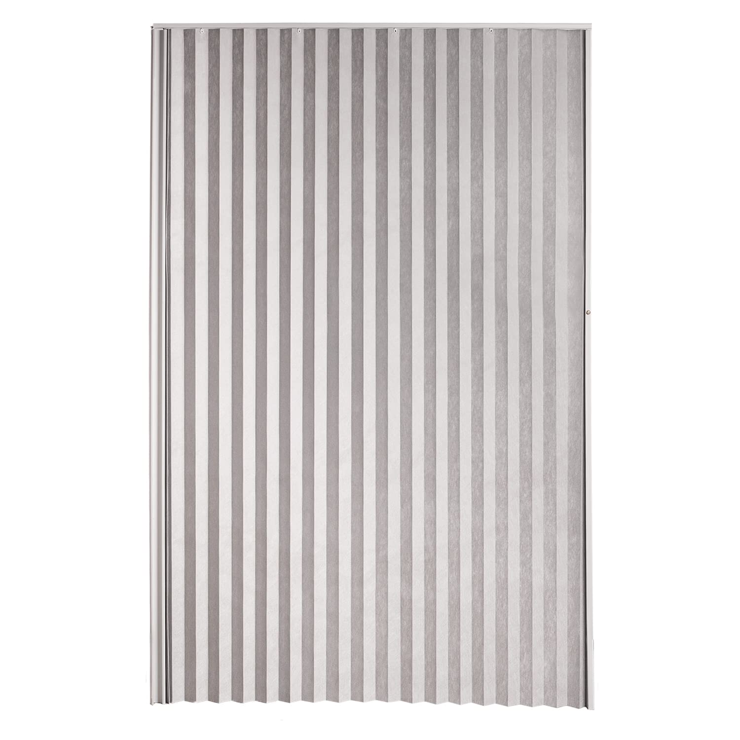 Camper Comfort RV Pleated Folding Door | Closet Folding Door (24 W x 75 H, Gray)