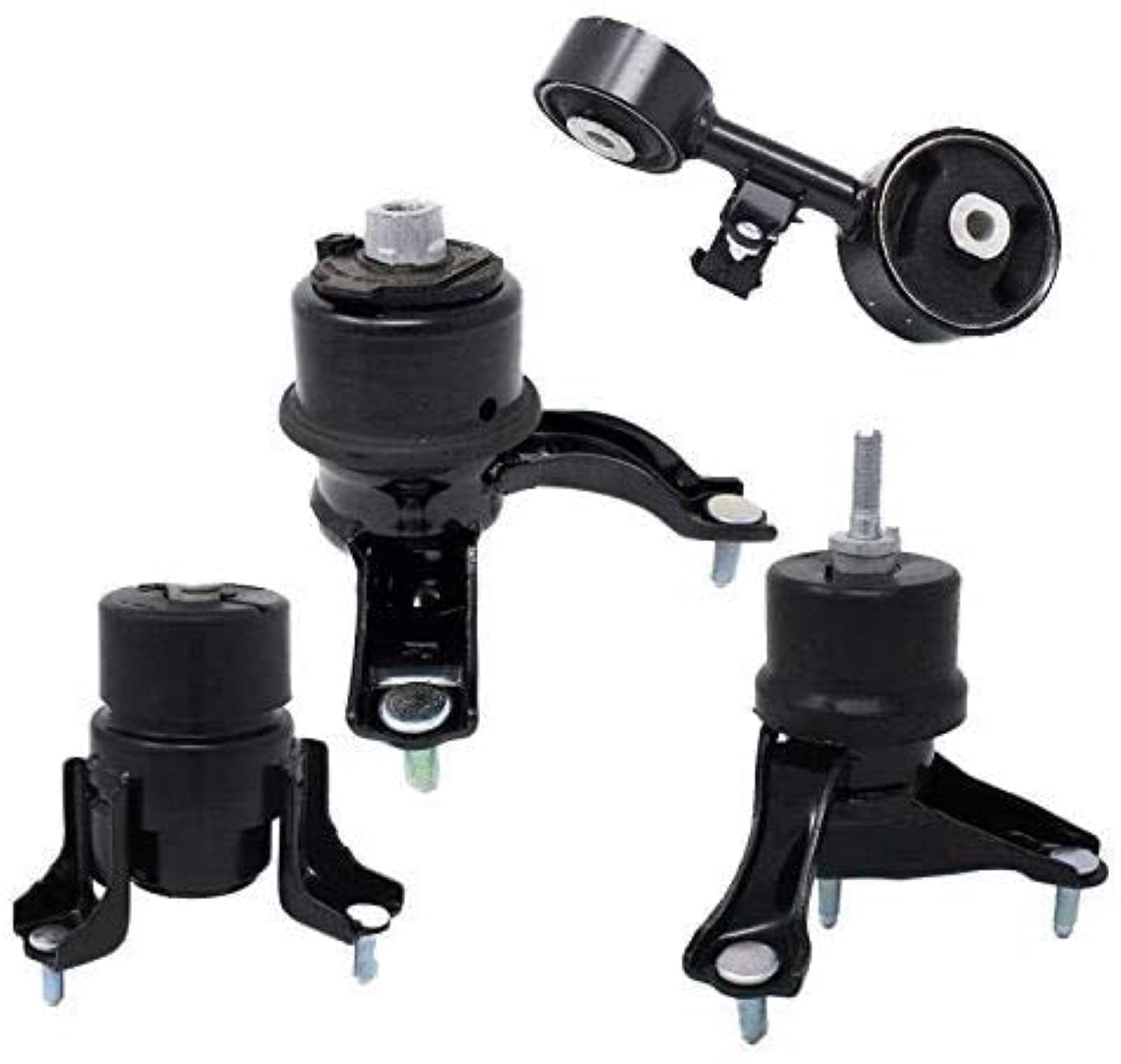 ENA Engine Motor and Trans Mount Set of 4 Compatible with Toyota 2002 2003 2004 2005 2006 Camry 2.4L Auto Trans Replacement for 