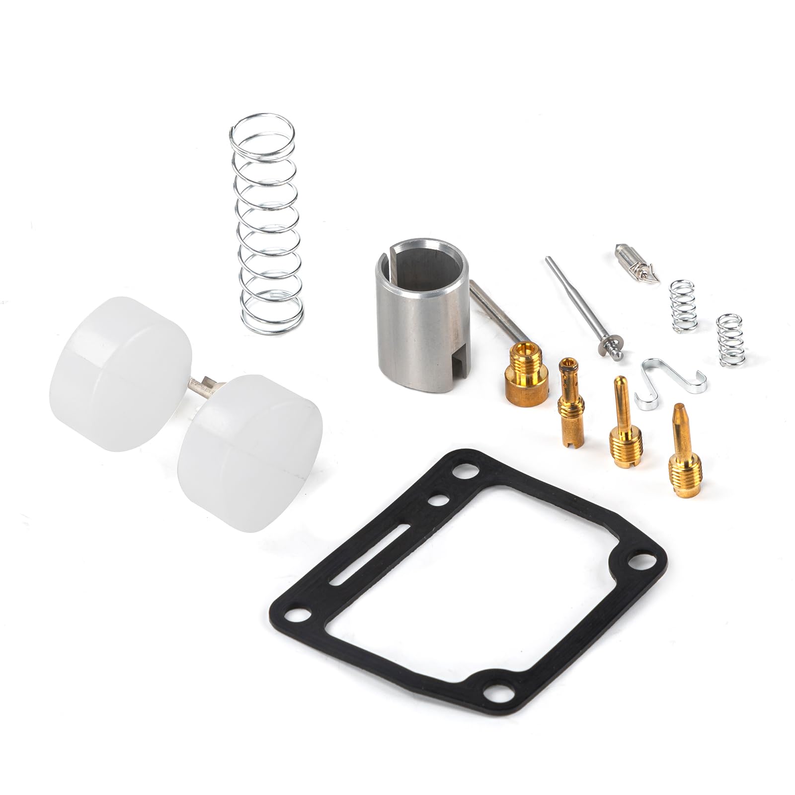 SUNQIAO PW80 Carburetor Repair Kit - Needle, Float, Gasket for Yamaha Y-Zinger & PEEWEE 80 Kid Bikes (1981-2009)