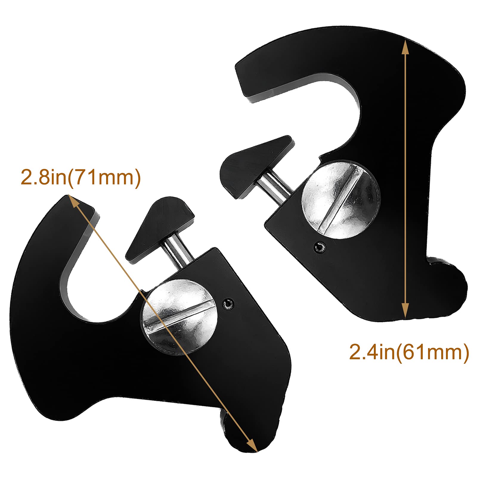 YIMOTO Motorcycle Black Detachable Rotary Sissy Bar Luggage Rack Latch Clips for Harley Davidson Softail Sportster 883 1200XL To