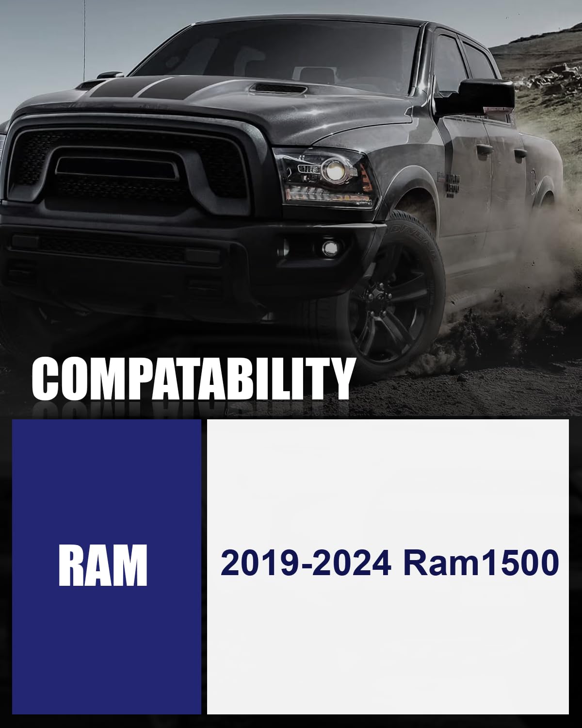 Flycle 2 Inch 6X5.5 Wheel Spacers For 2019-2025 Ram 1500, 6 Lug 6X139.7Mm Wheel Spacer For Ram 1500 With 14X1.5 & 77.8Mm