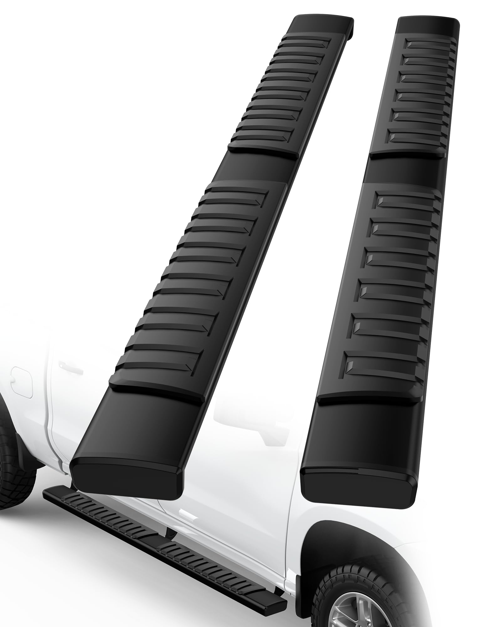 WHIZMIA 6'' Running Boards Compatible with 2007-2018 Silverado/GMC Sierra 1500 Crew Cab,2007-2019 Silverado/Sierra 2500HD 3500HD