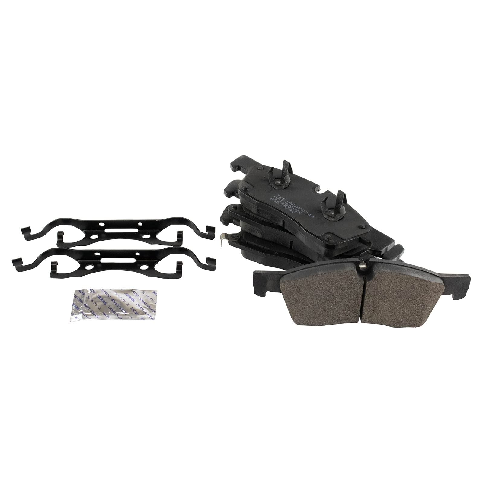 Trq Brake Pad & Rotor Kit Semi-Metallic Front Compatible With 2011-2016 Dodge Durango Jeep Grand Cherokee