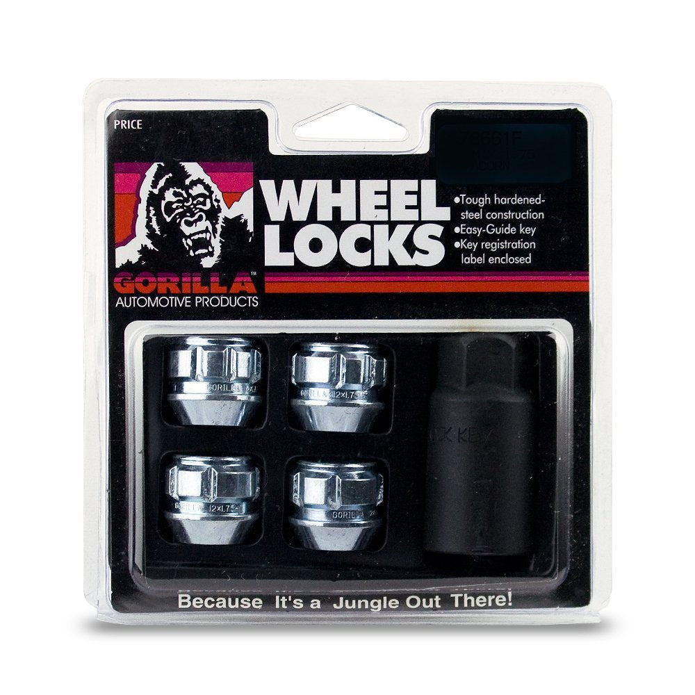Gorilla Automotive 78601N Acorn Open End Wheel Locks (14Mm X 2.00 Thread Size)
