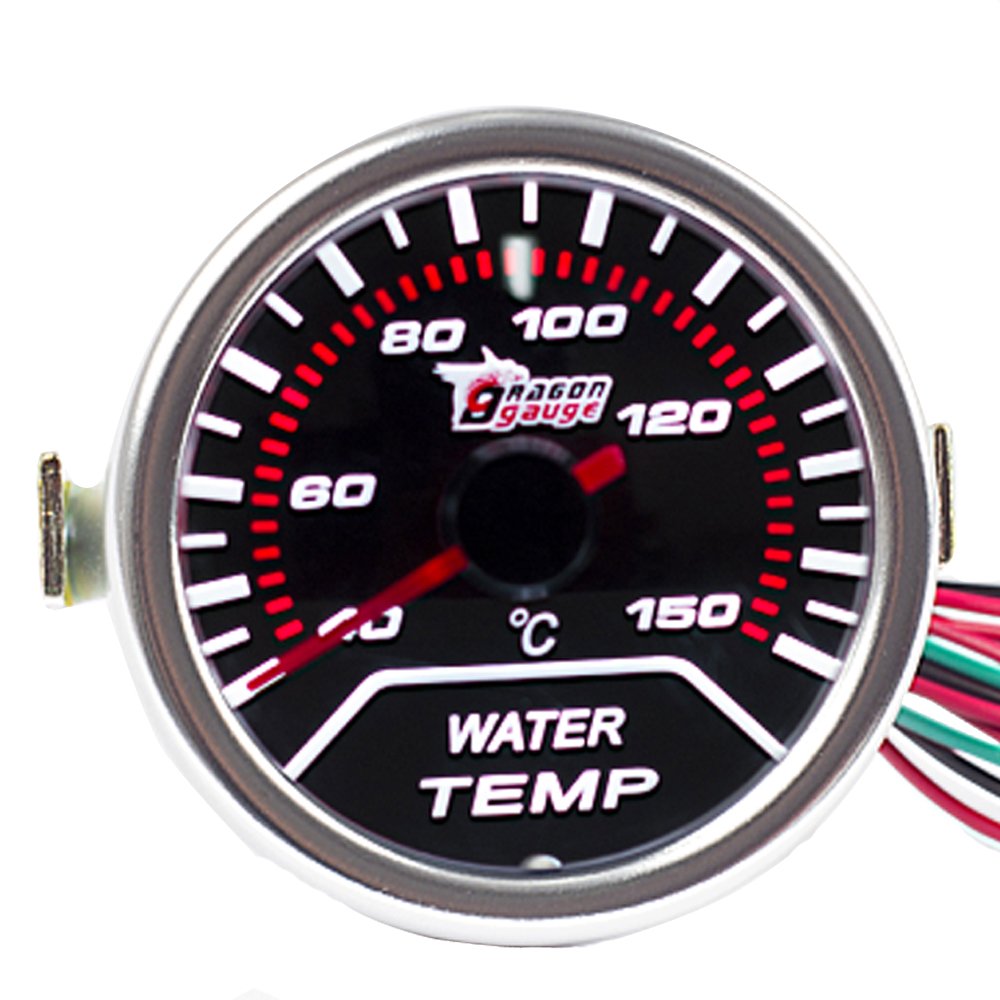 Esupport Car 2'' 52Mm Water Temp Gauge Meter Temperature Light
