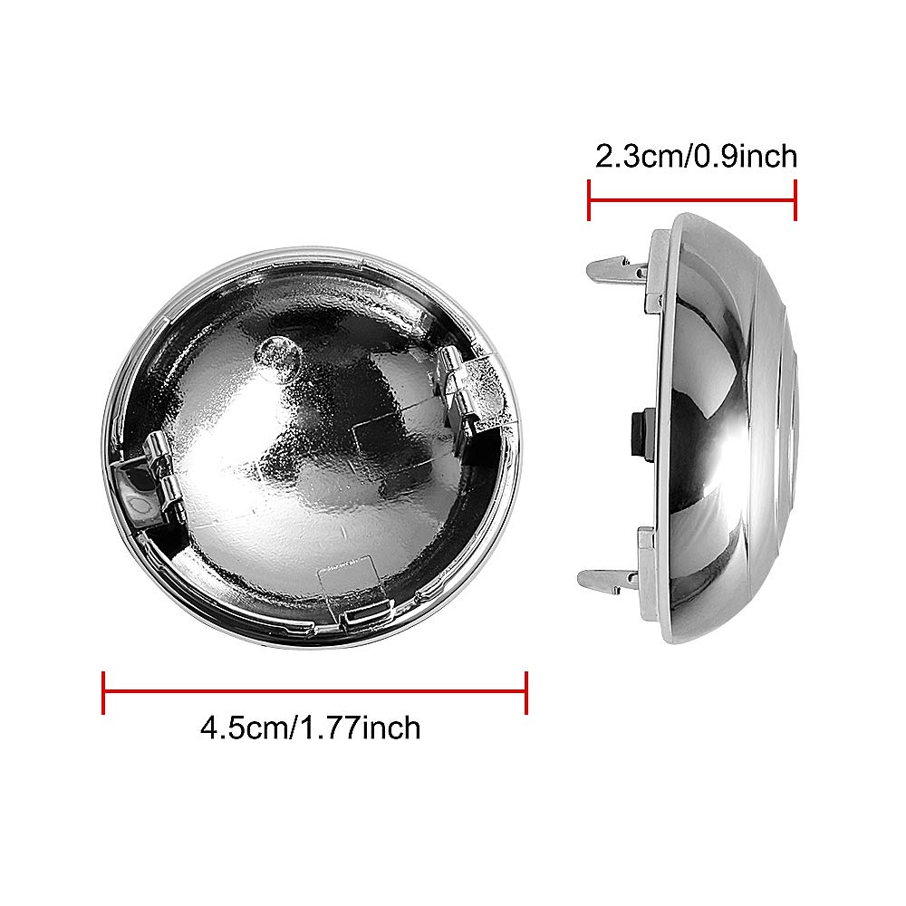 BASIKER Shifter Knob Chrome Cap for Ford F-150 2004-2005, OEM 4L3Z-7213-BA, Triple Chrome Plated, Durable ABS