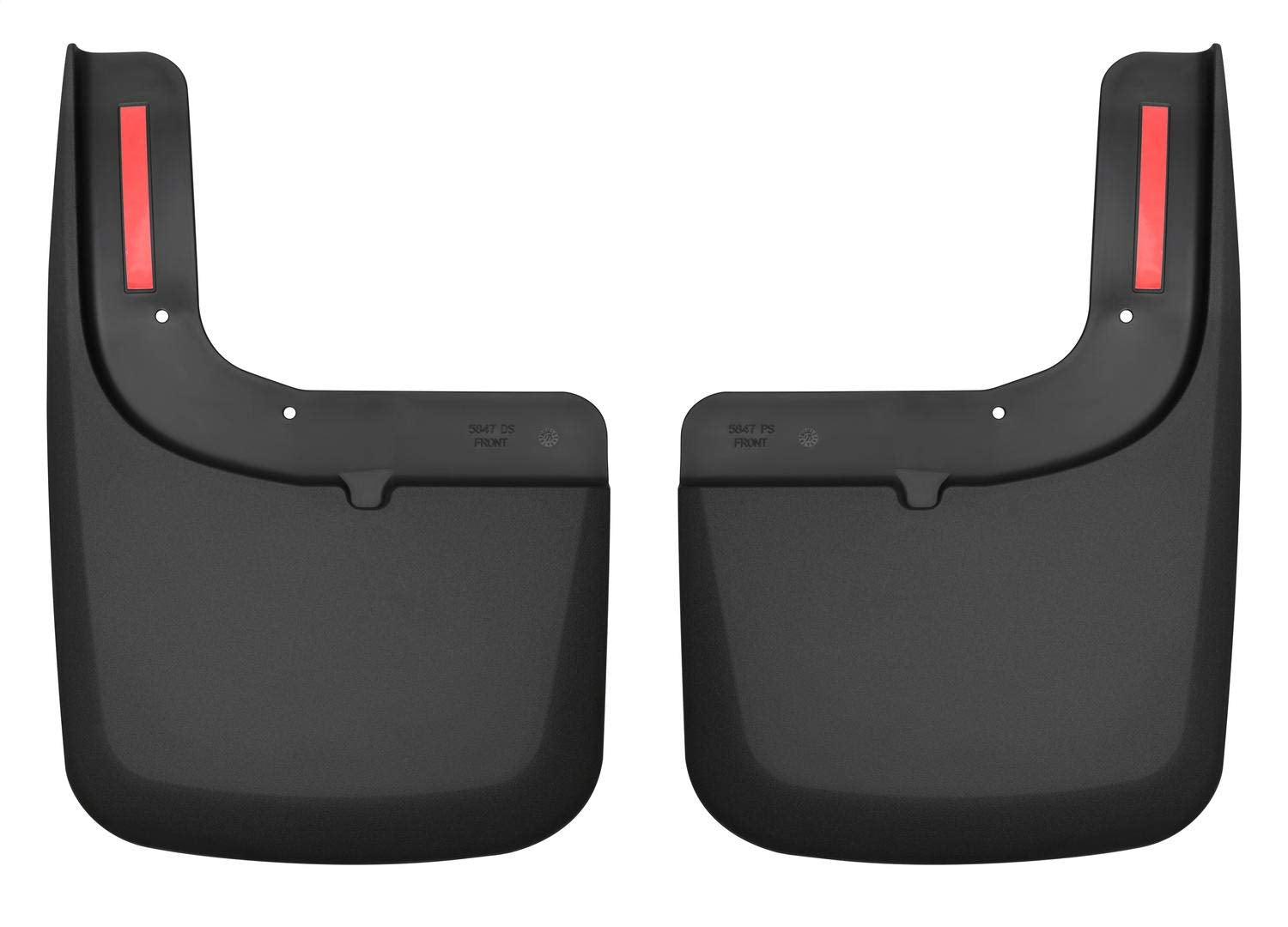 Husky Liners - Front Mud Guards | 2017-2022 Ford F-250/F-350 Super Duty W/Oem Fender Flares, Front Set - Black, 2 Pc | 58471