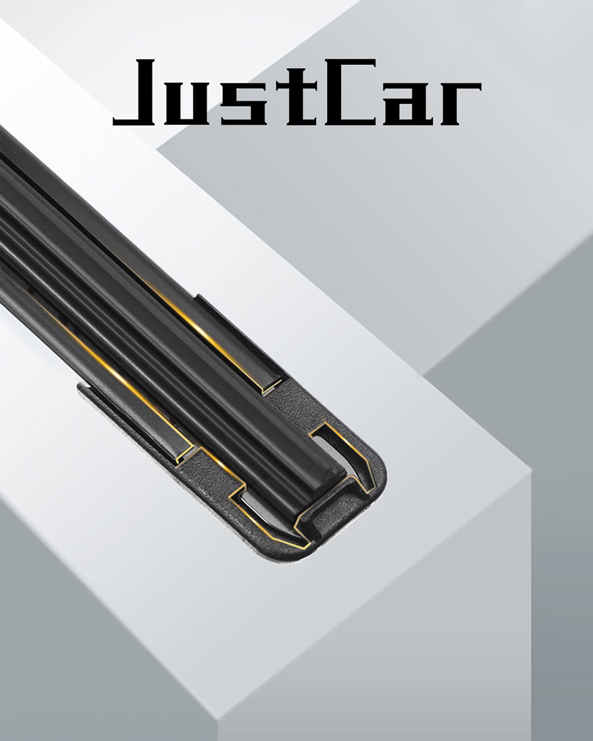 Justcar Oem Quality 28'' + 16'' Premium All-Seasons Durable Stable And Quiet Windshield Wiper Blades (Set Of 2)