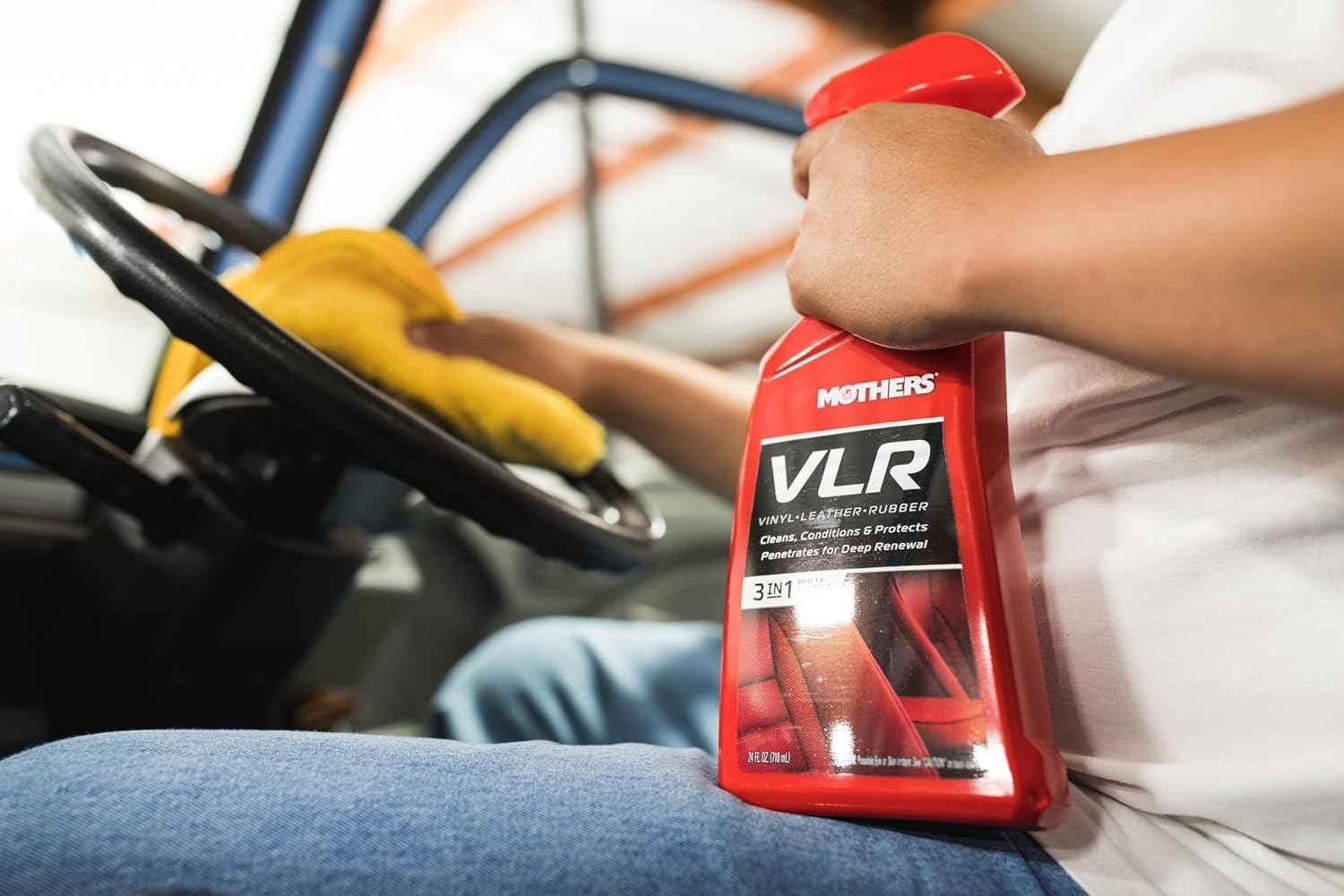 Mothers VLR Vinyl-Leather-Rubber Care - 1 Gal, pH Balanced, Cleans & Protects, Model 06522