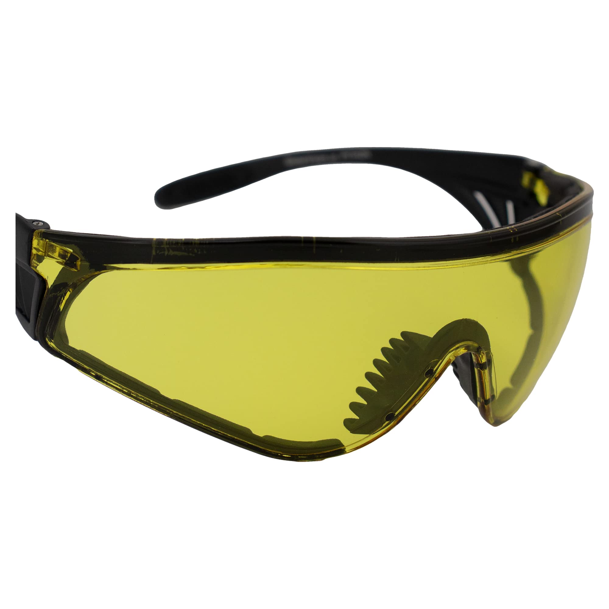 Set Of 3 Pairs: Padded Motorcycle Riding Glasses - Day Night Dawn Dusk Smoked Clear Yellow Shatterproof Polycarbonate Lenses Uv4